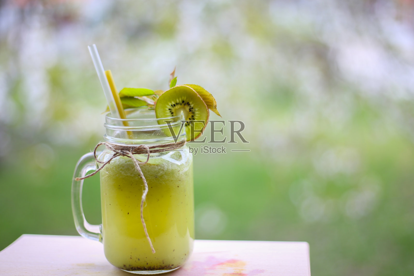 绿色冰沙库存照片照片摄影图片