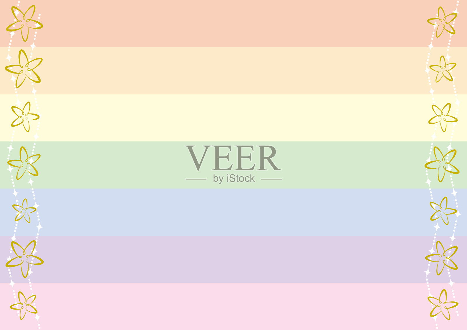 彩色彩虹背景设计元素图片