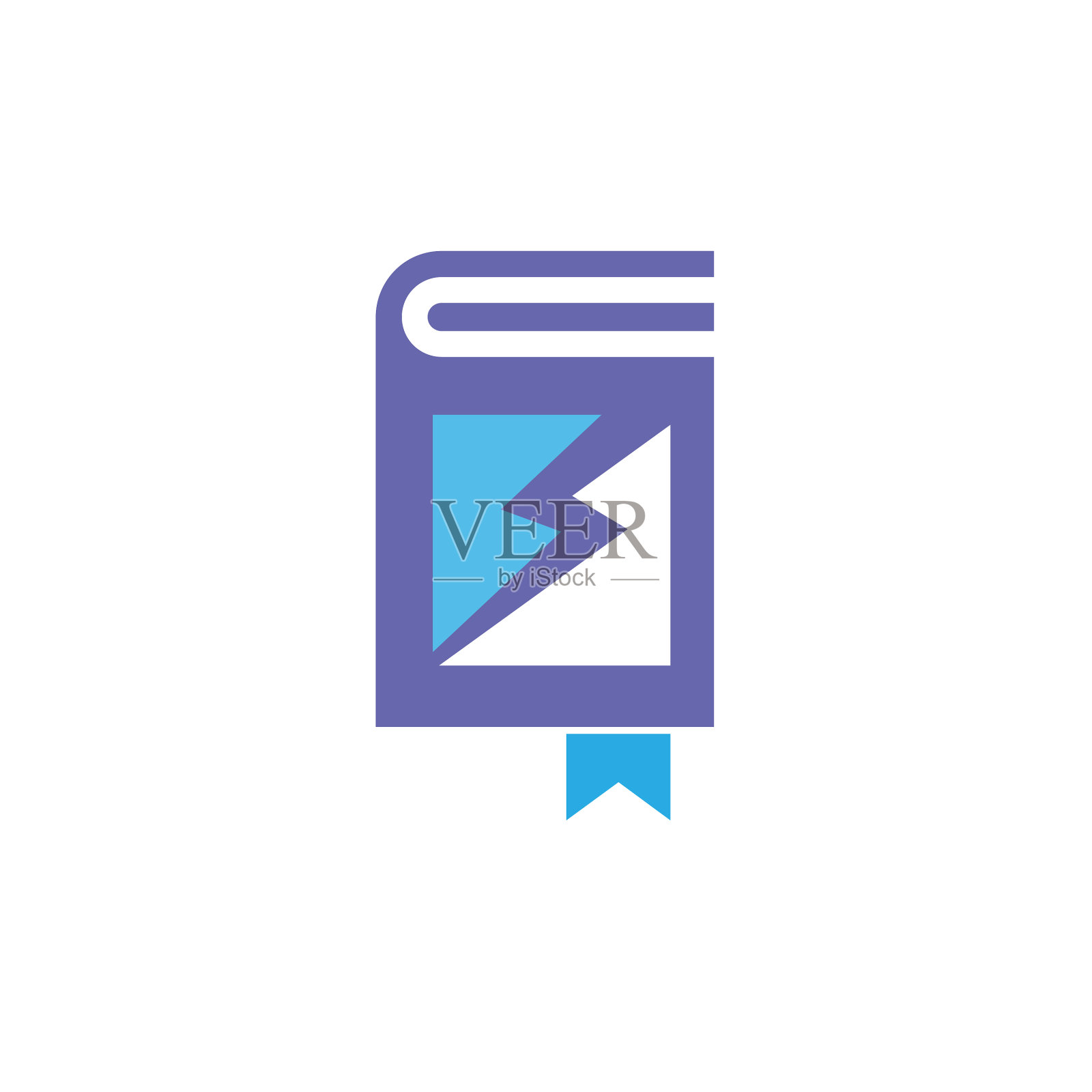 快速学习书标志图标素材