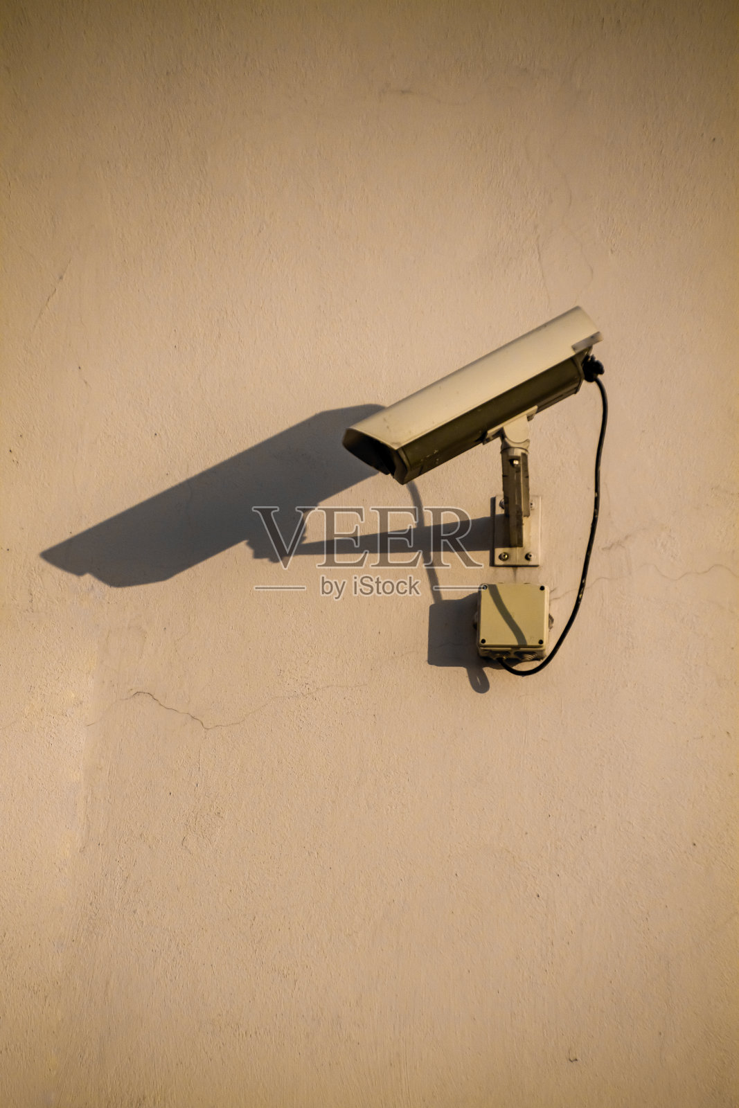 城市监控摄像头。照片摄影图片