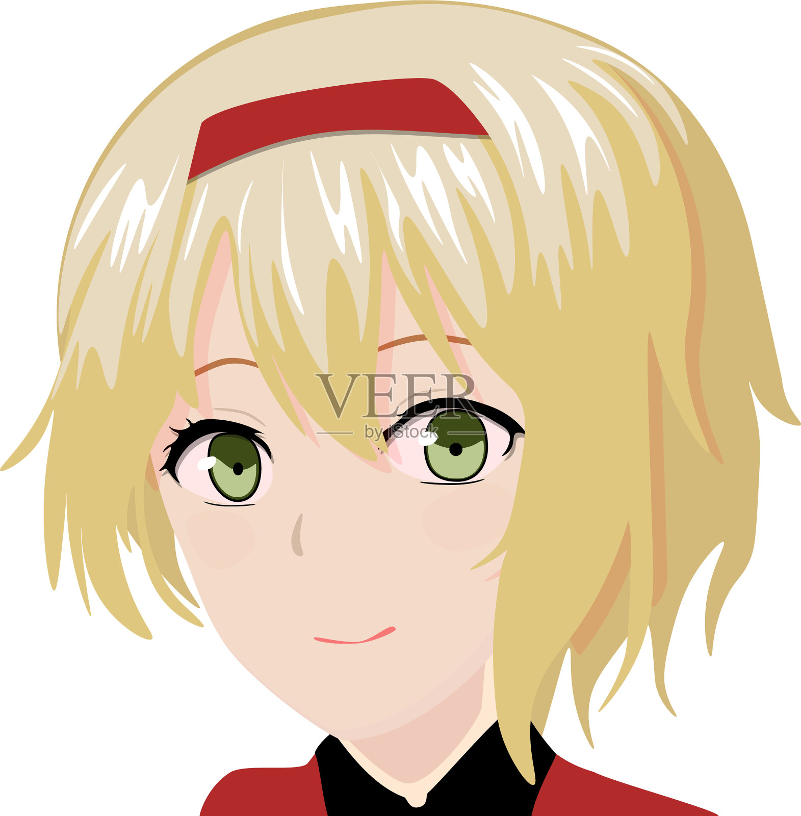 卡通人物日本动漫女孩设计元素图片