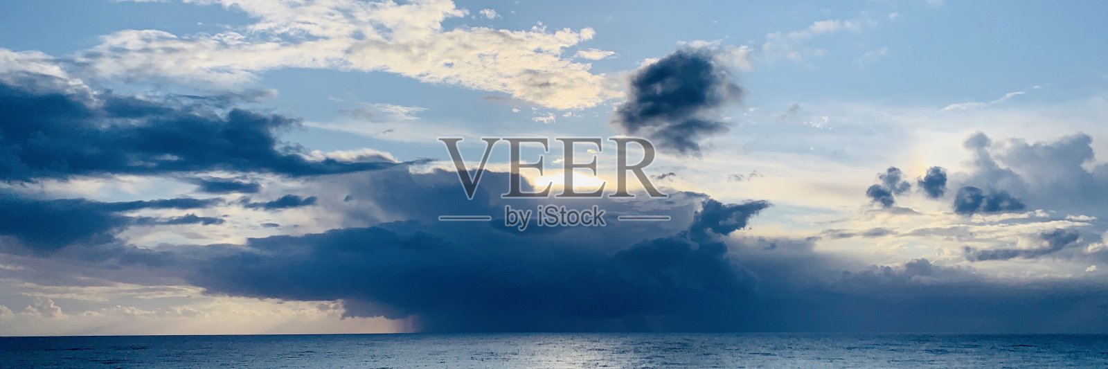 美丽的日落塞浦路斯全景照片摄影图片