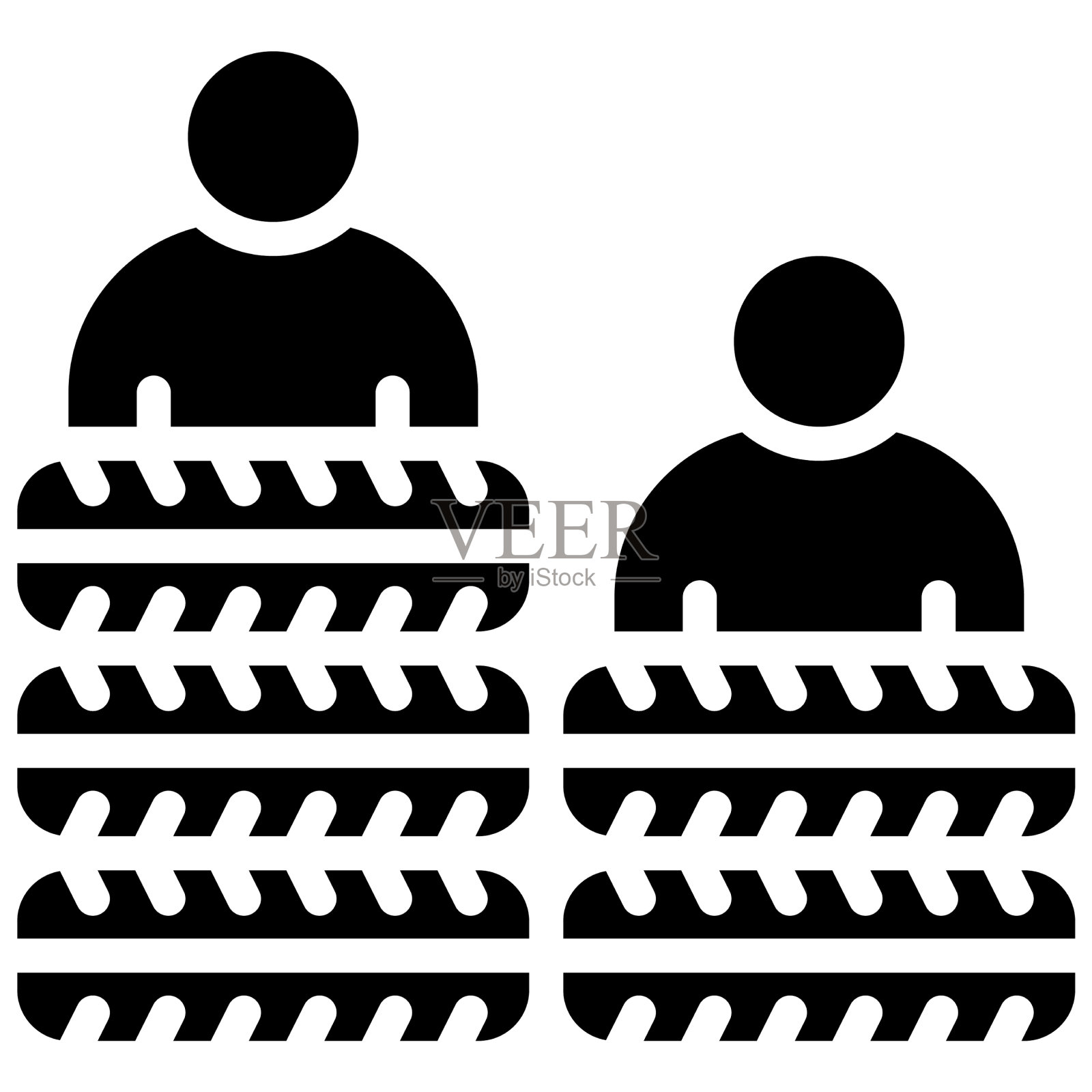 轮胎路障图标抗议相关插画图片素材