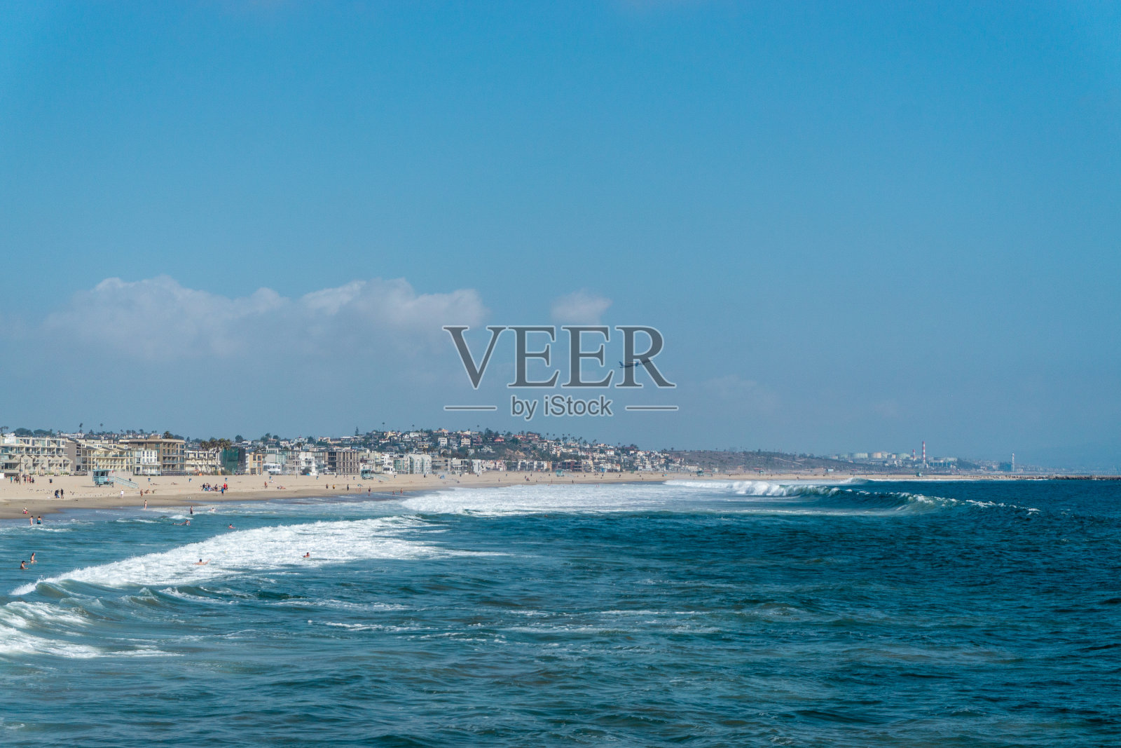 洛杉矶美丽的海滩照片摄影图片