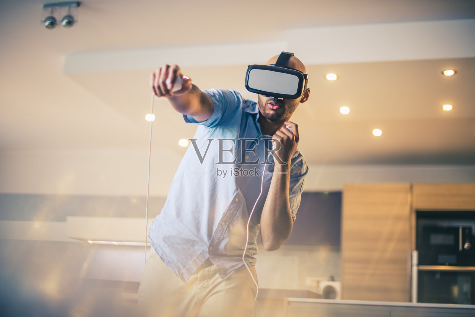 VR 拳击照片摄影图片