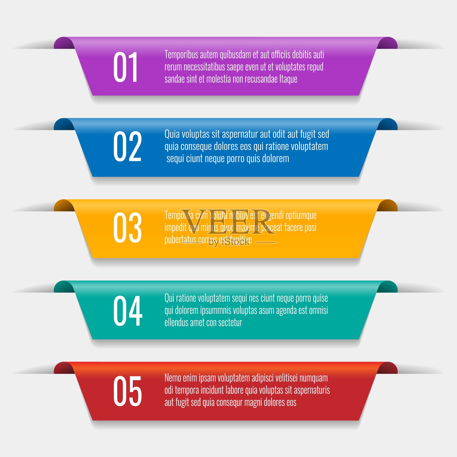 标签横幅元素插画图片素材