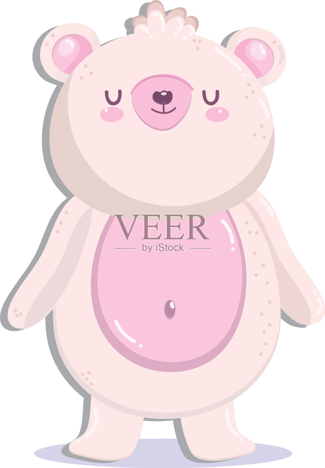 可爱的小熊卡通图标设计设计元素图片