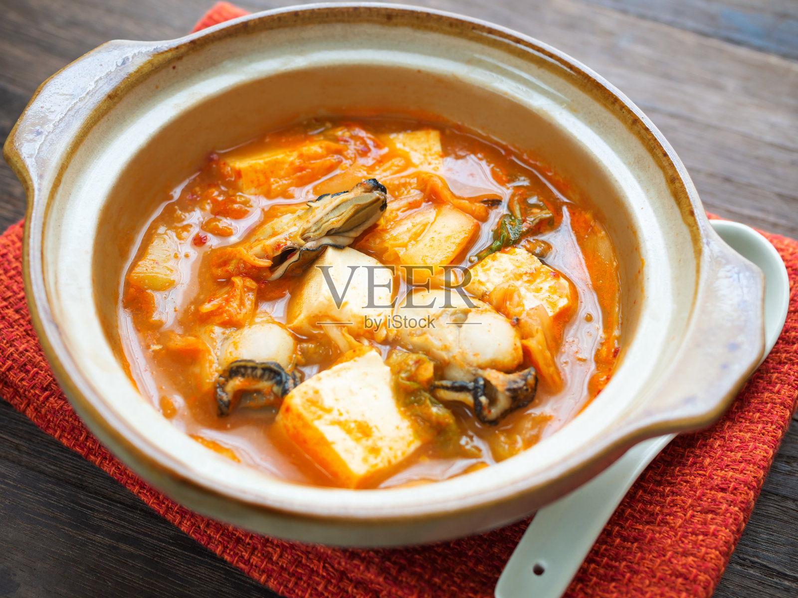 泡菜汤照片摄影图片