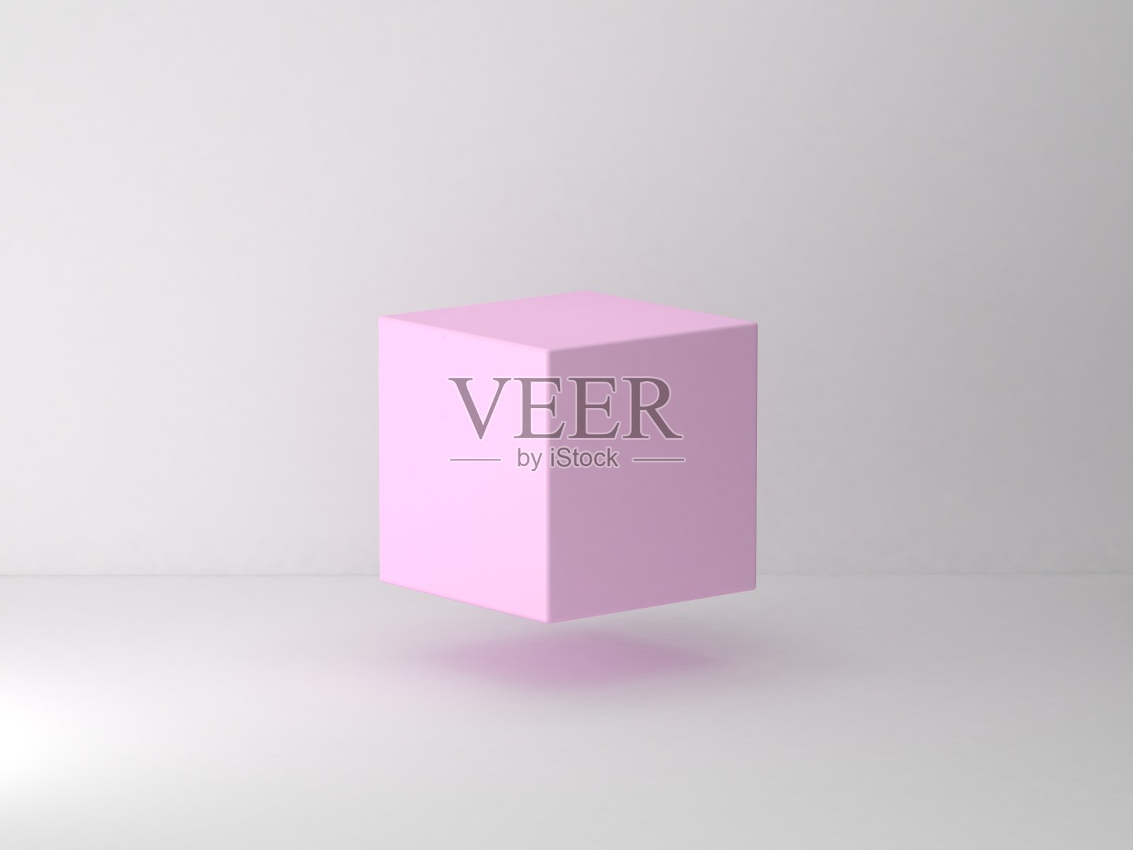 粉红色的立方体讲台照片摄影图片