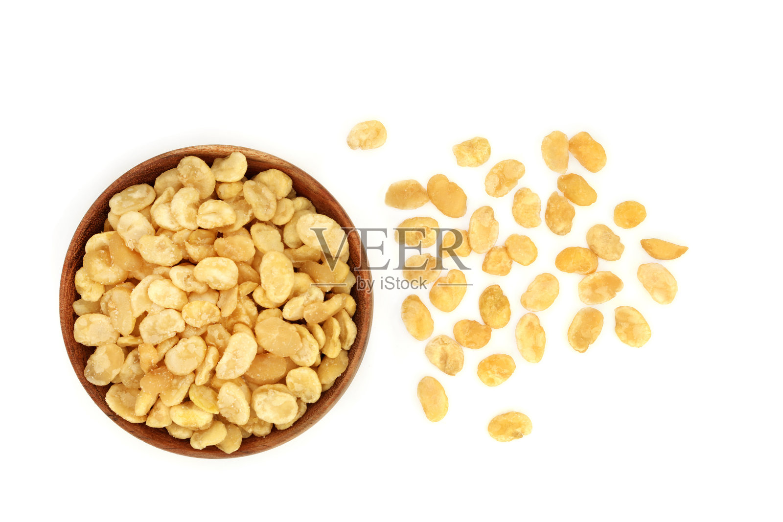 烤和腌蚕豆照片摄影图片