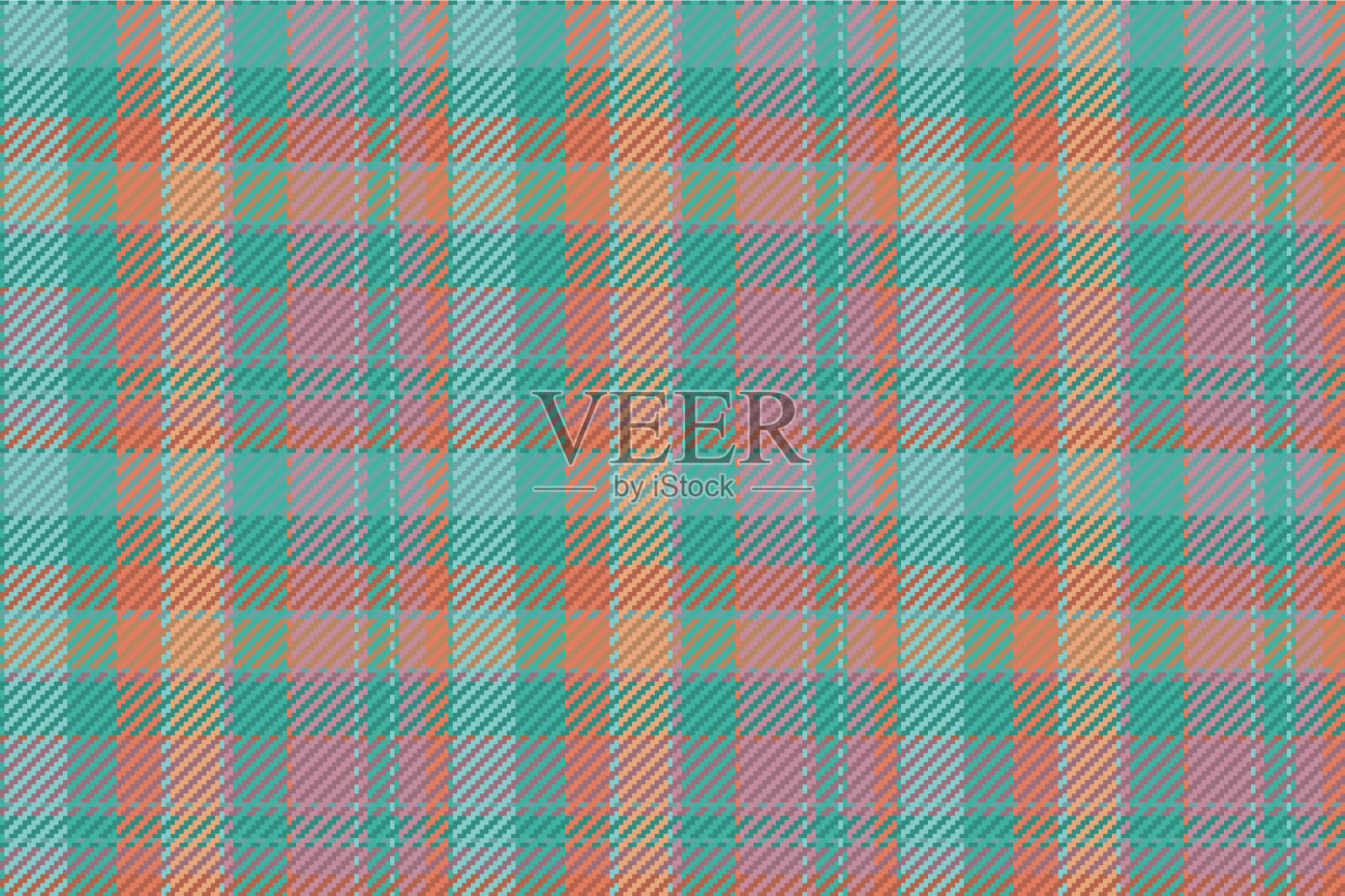 无缝图案苏格兰格子呢格子插画图片素材