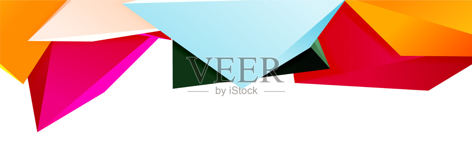 三角形镶嵌抽象背景三维三角形插画图片素材