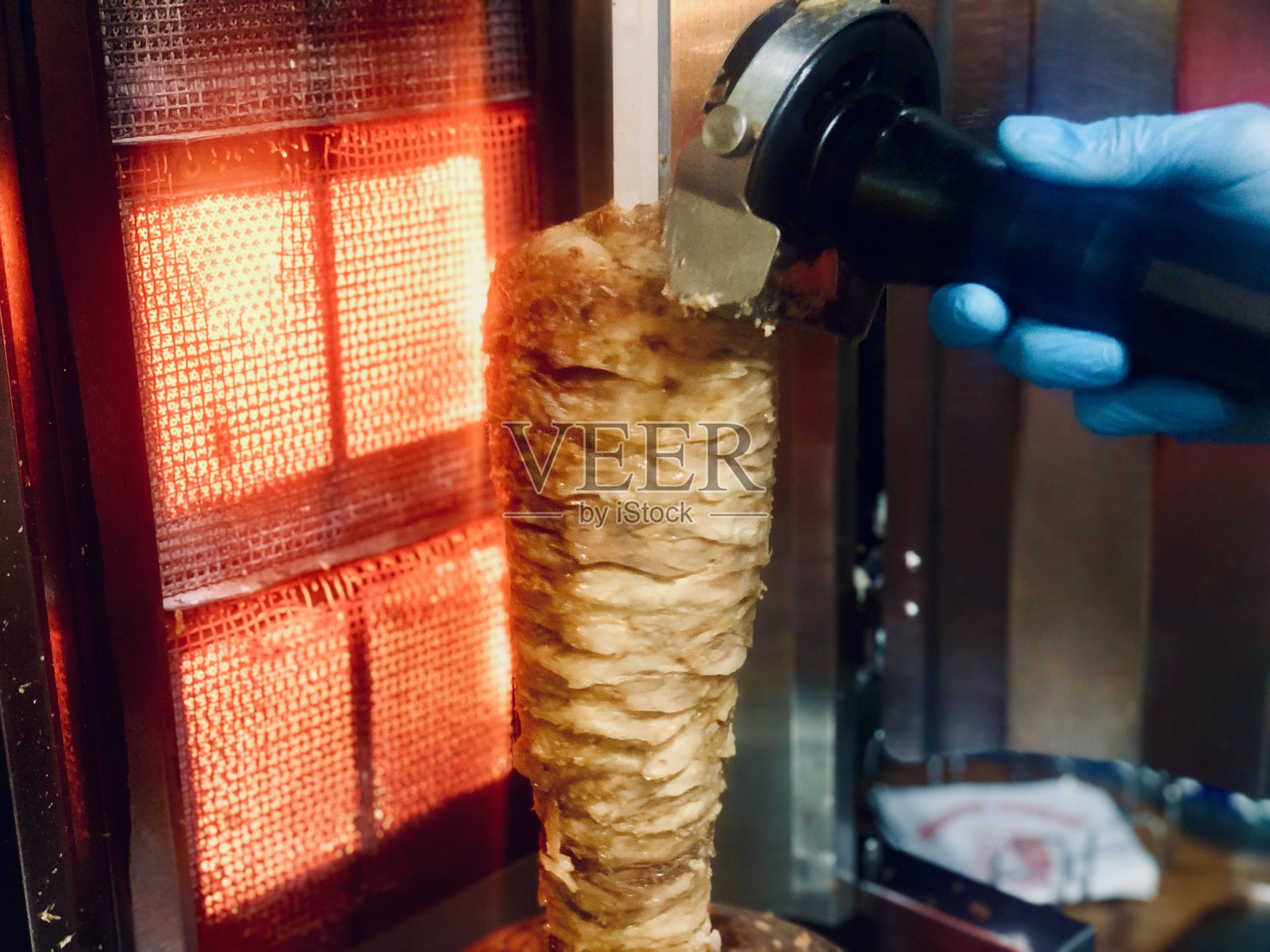 烤肉店的烤肉照片摄影图片