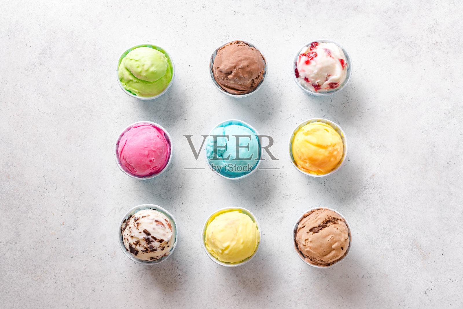 冰淇淋分类照片摄影图片