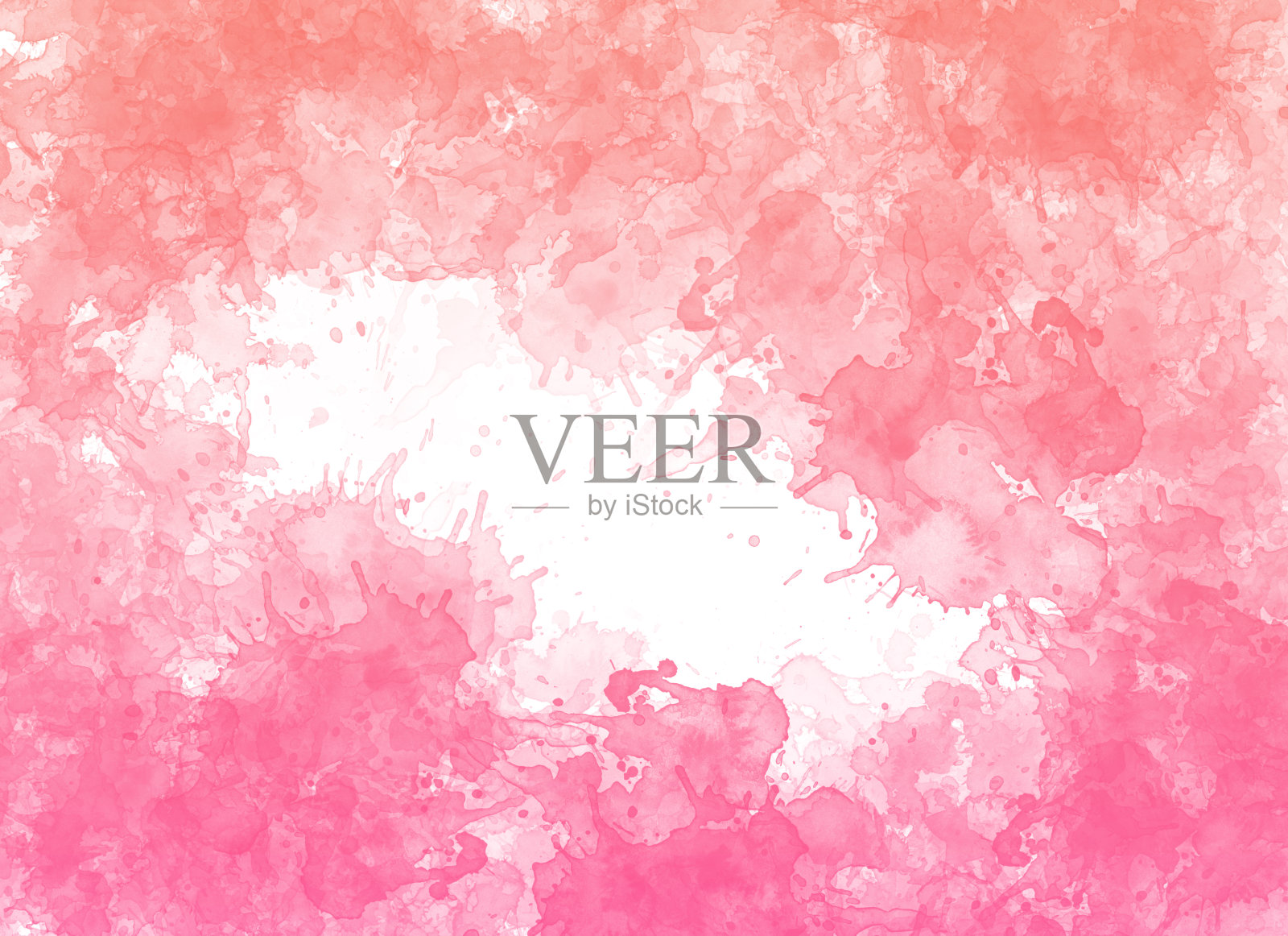 抽象美丽的彩色水彩插画背景，彩色笔刷为背景纹理背景。插画图片素材