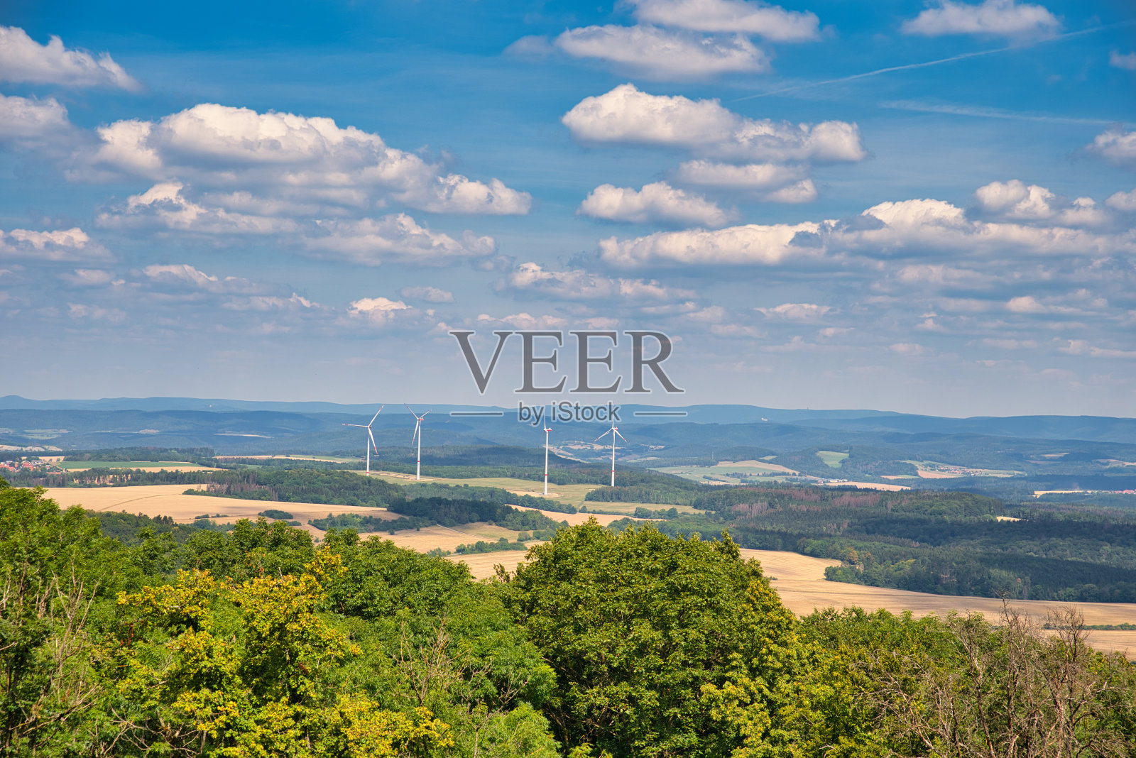 夏天的风景照片摄影图片