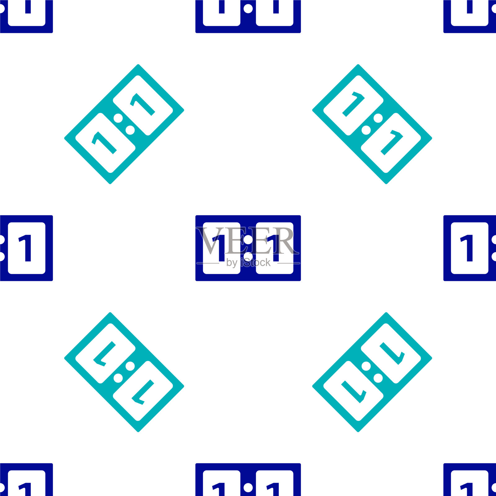 蓝色运动机械记分牌和结果插画图片素材