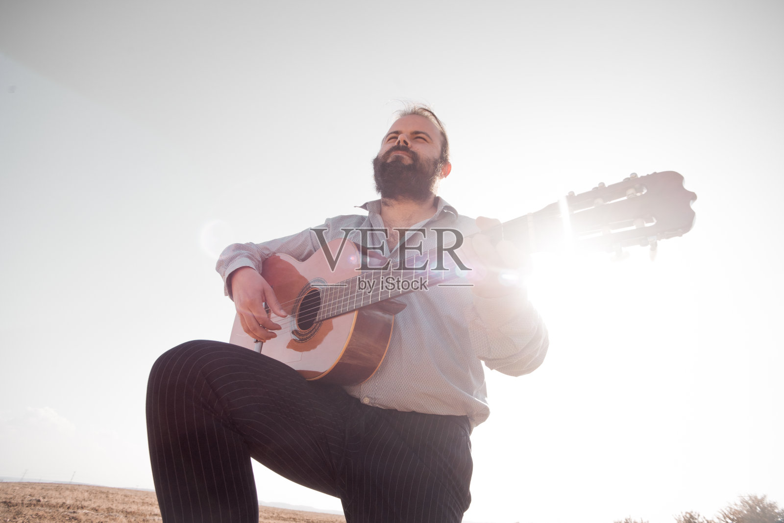 现场吉他手照片摄影图片