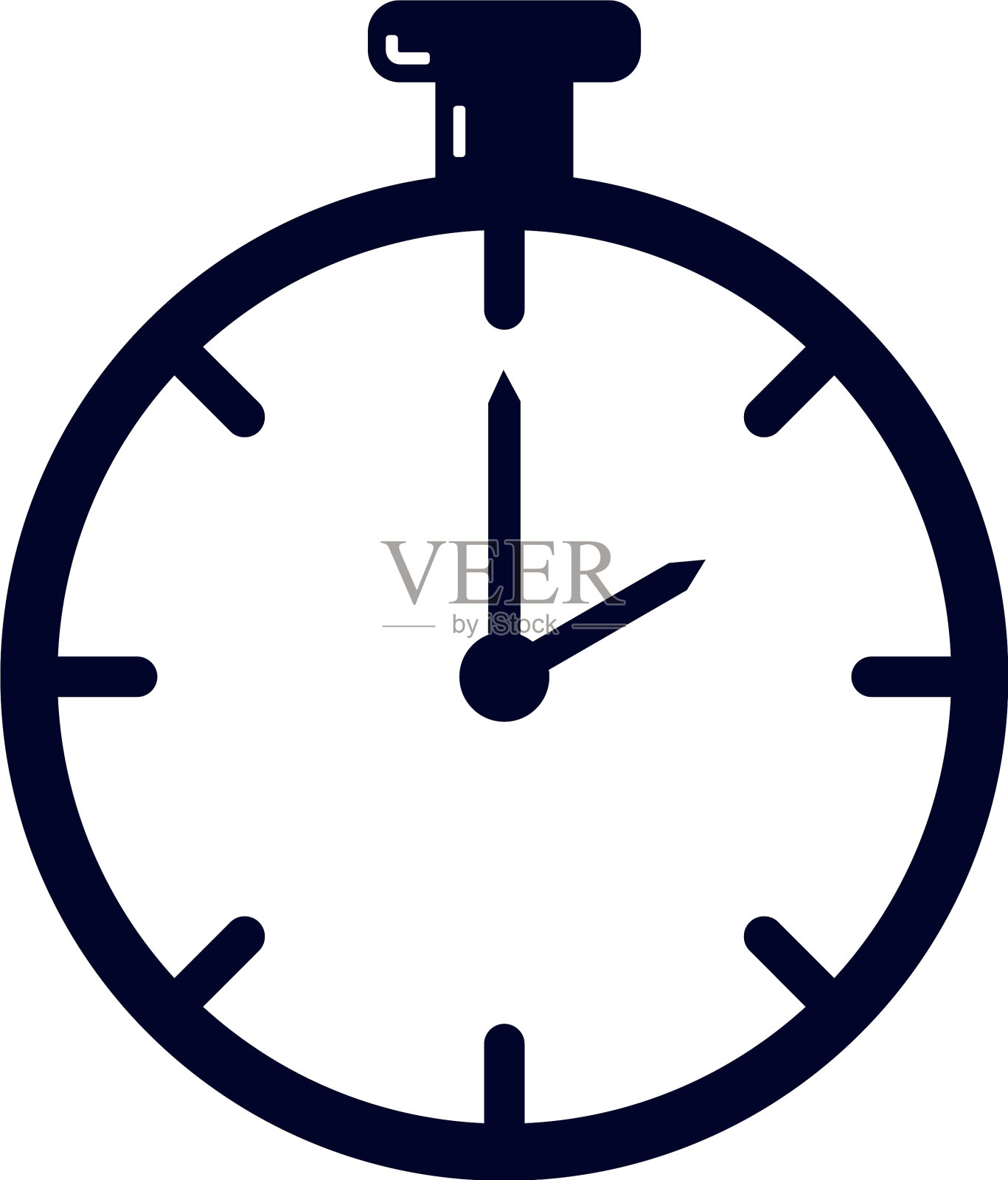 秒表设计健身器材图标概念设计元素图片