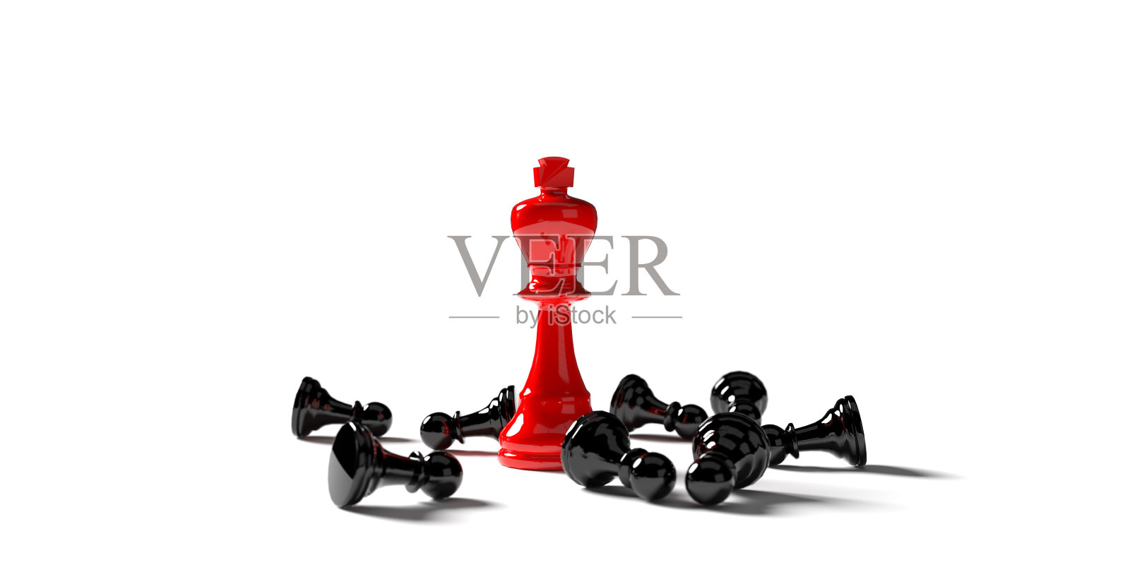 企业战略的概念;棋子。照片摄影图片