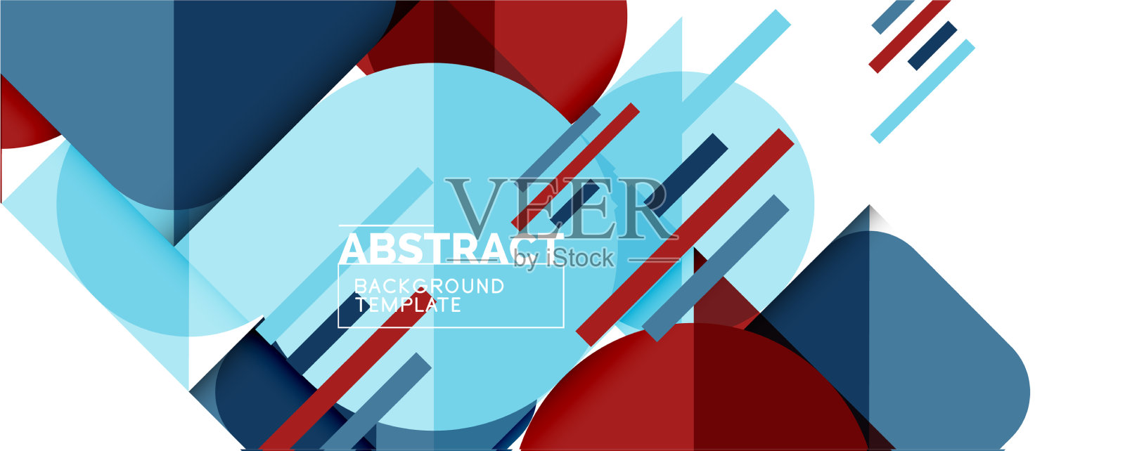 用简洁的几何抽象背景设计元素图片