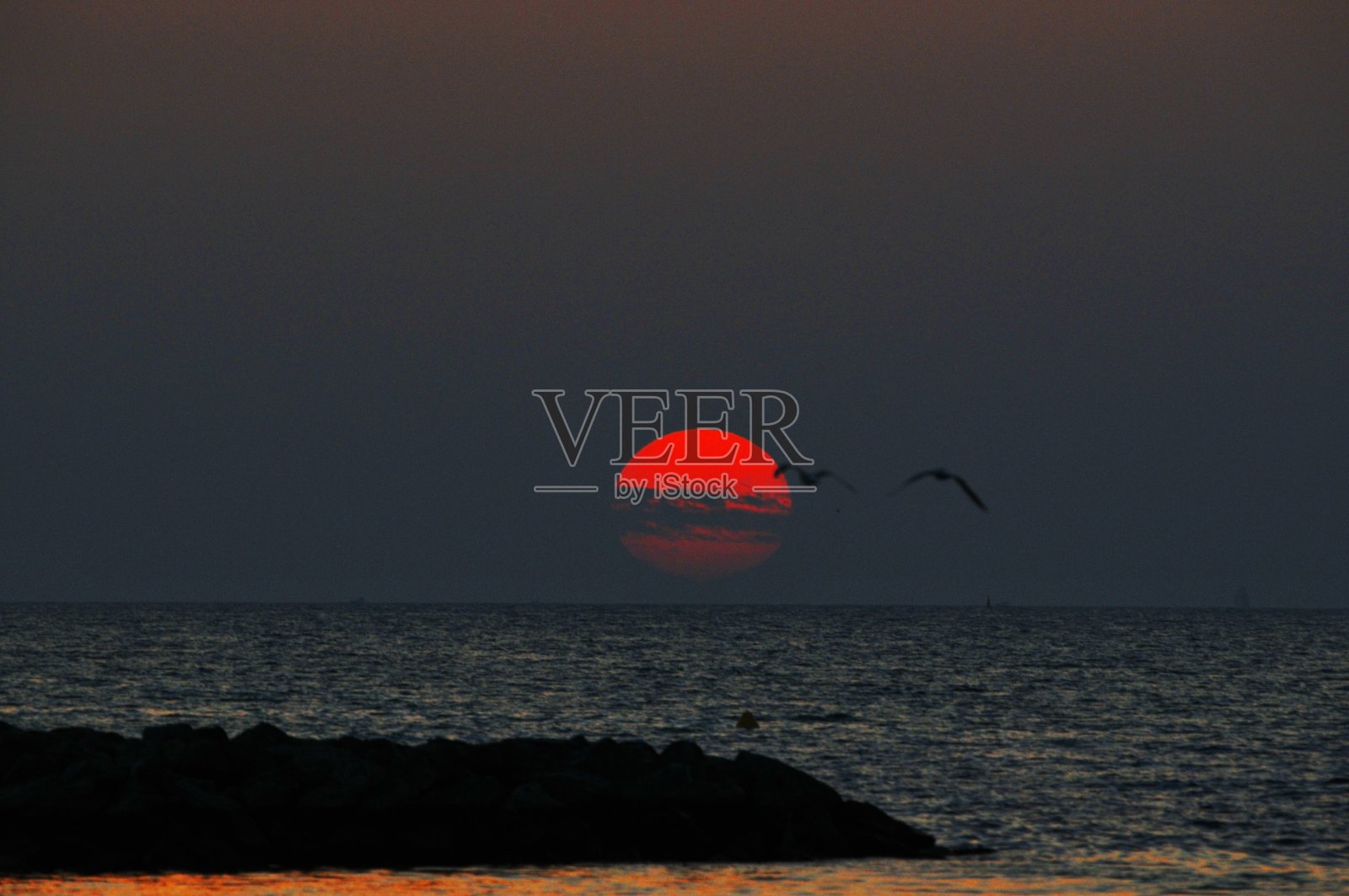 迪拜日落照片摄影图片