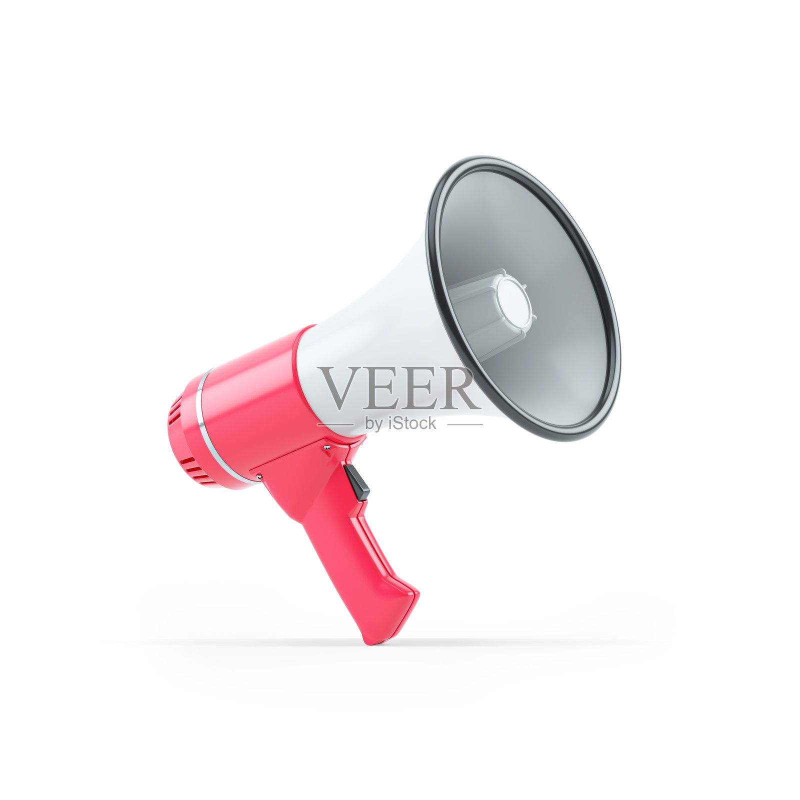 3d插图的扩音器照片摄影图片