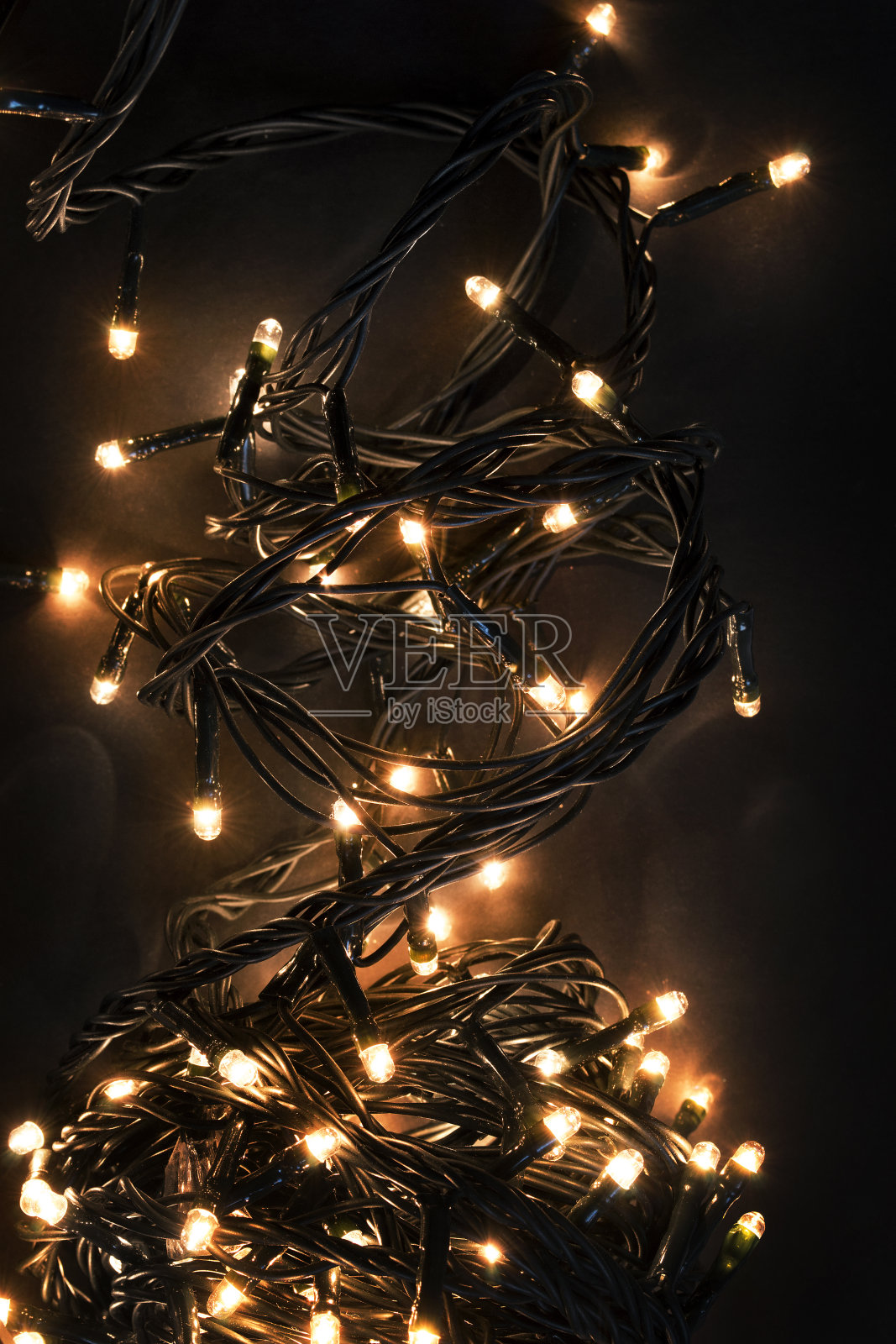 Led灯花环照片摄影图片