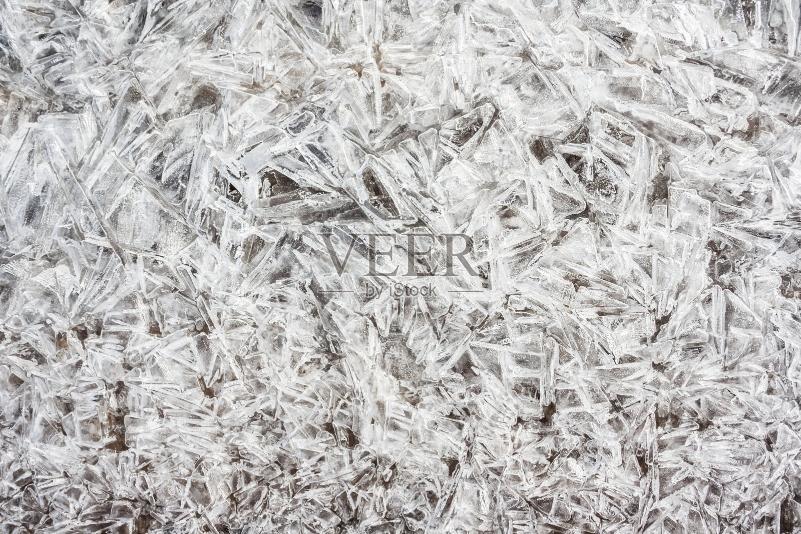 摘要冰面开裂。纹理背景。照片摄影图片