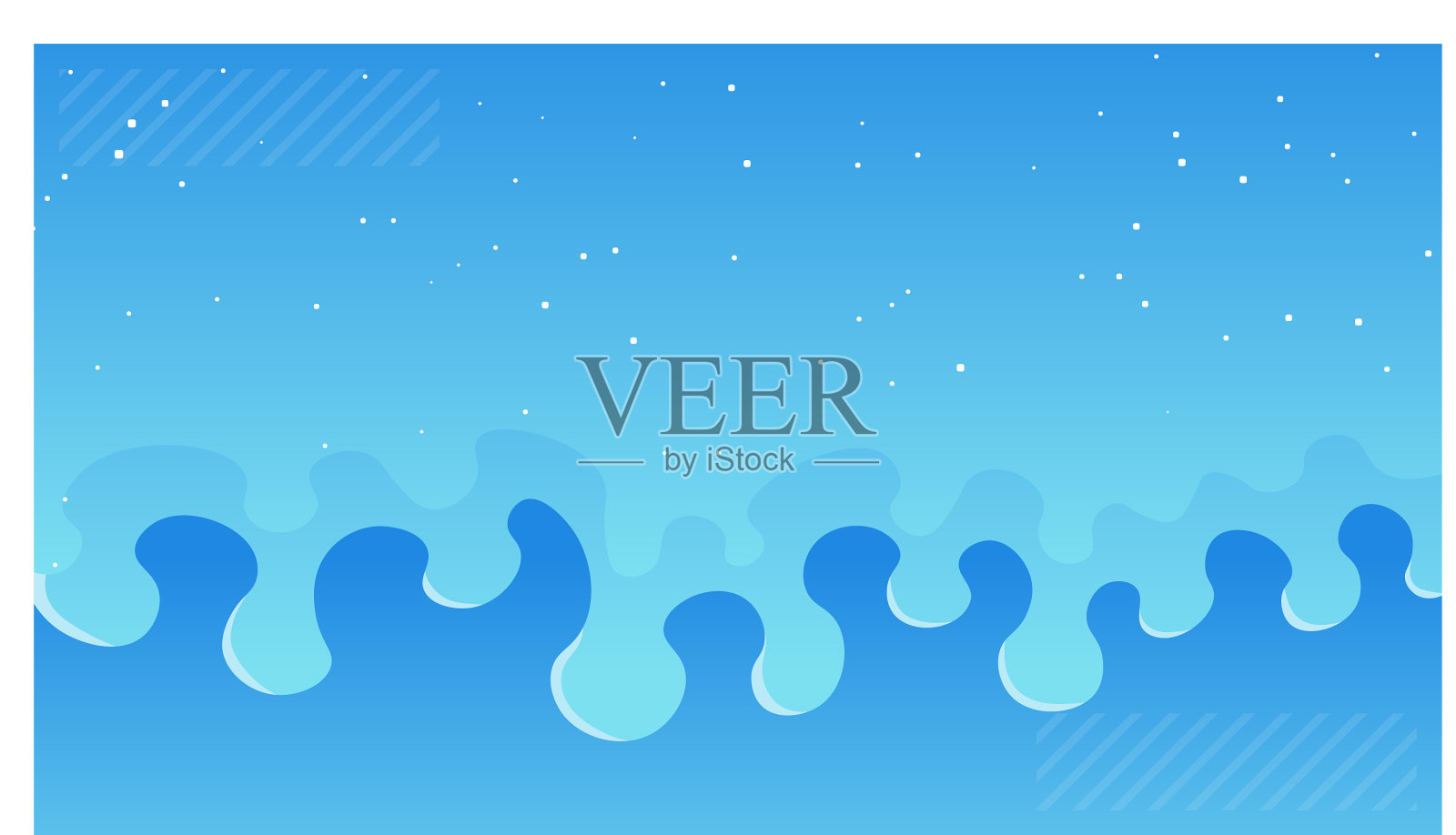 流体波状流体波状曲线梯度形状插画图片素材