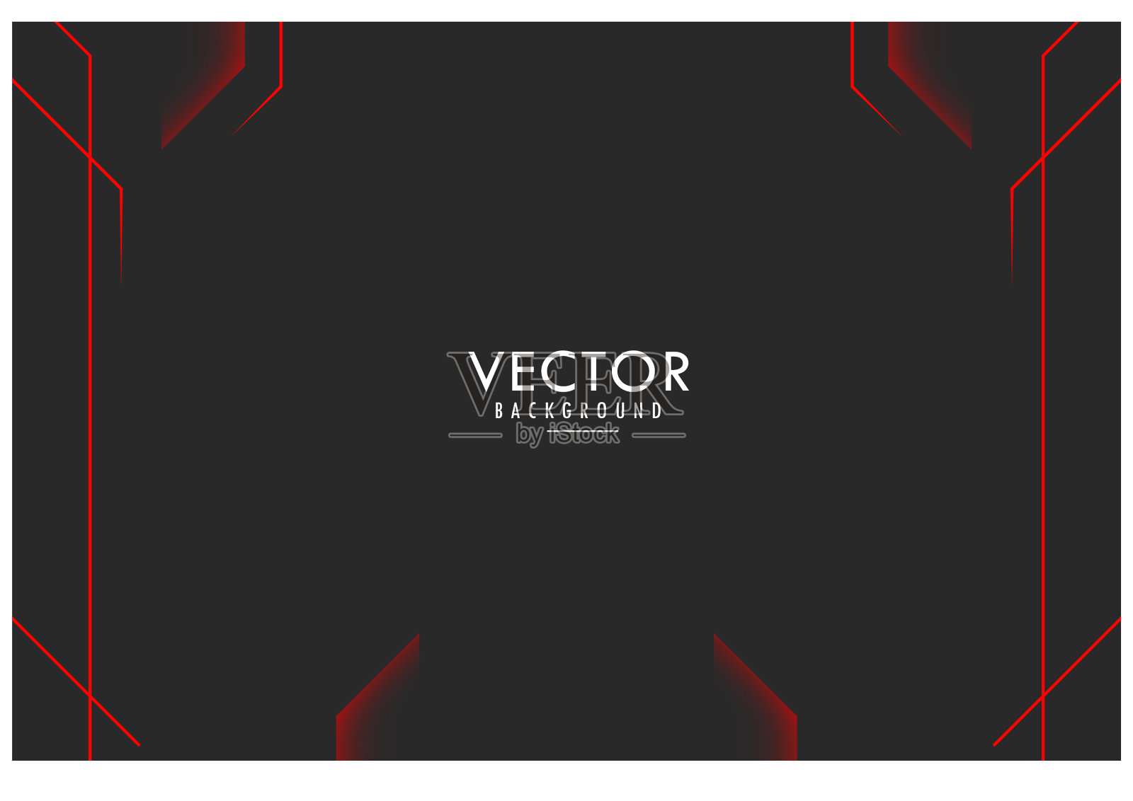 红色线条技术黑色背景墙纸插画图片素材