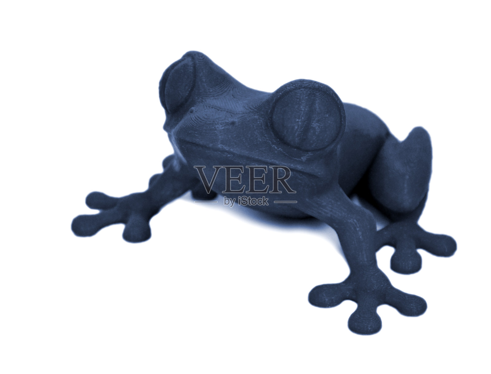 3D打印的物体，白色背景照片摄影图片