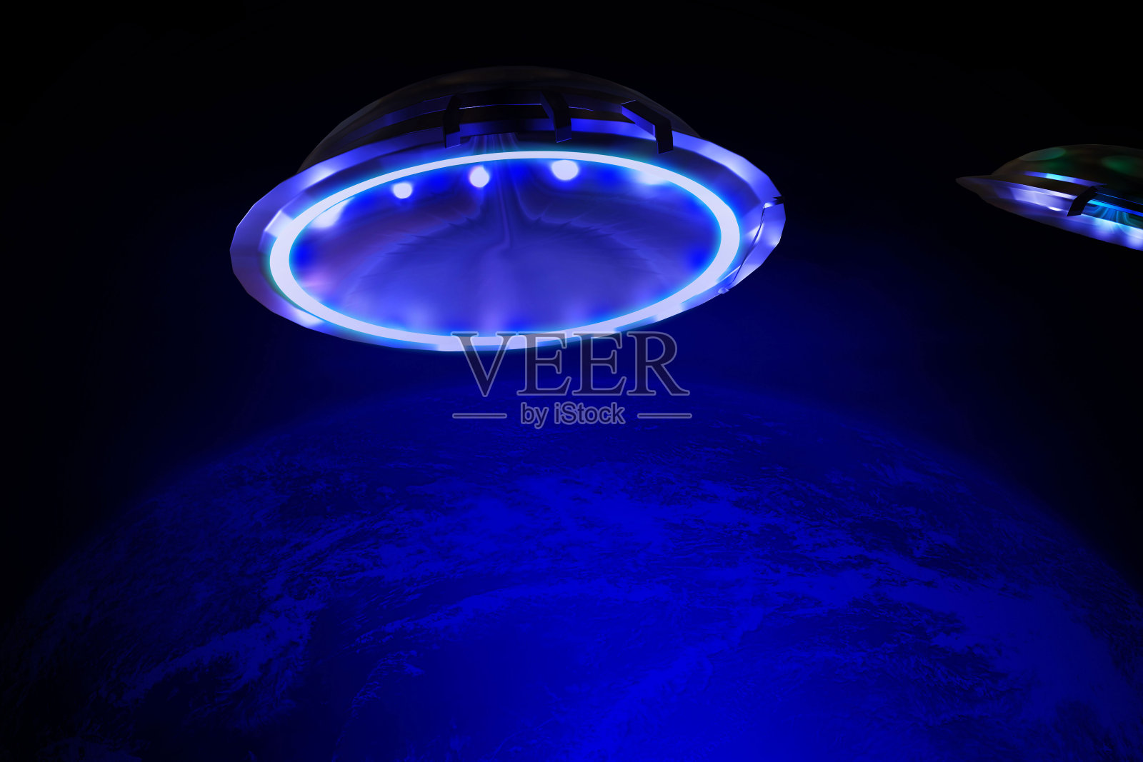 不明飞行物。不明飞行物。照片摄影图片