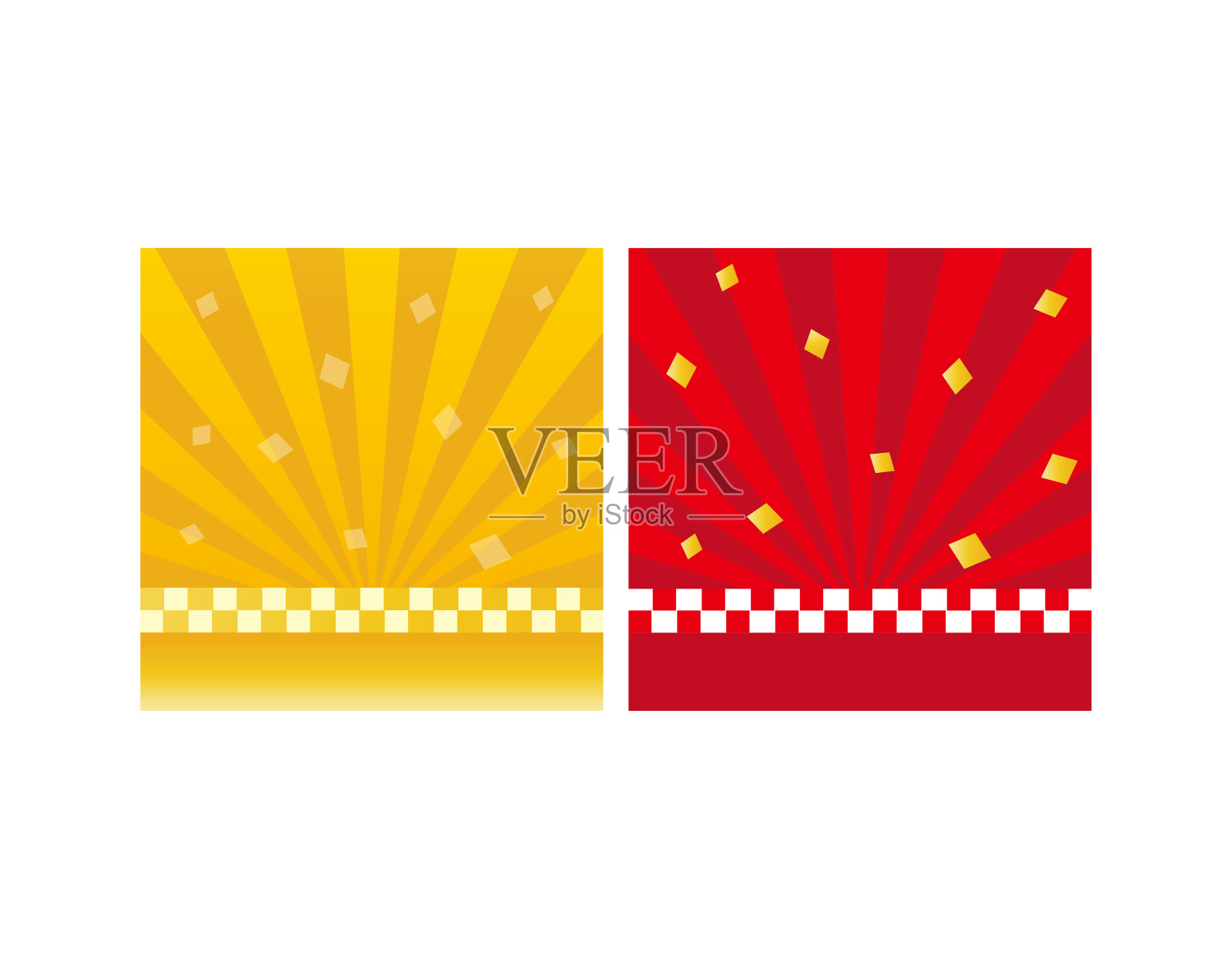 日式辐射背景。日本模式。新年。插画图片素材