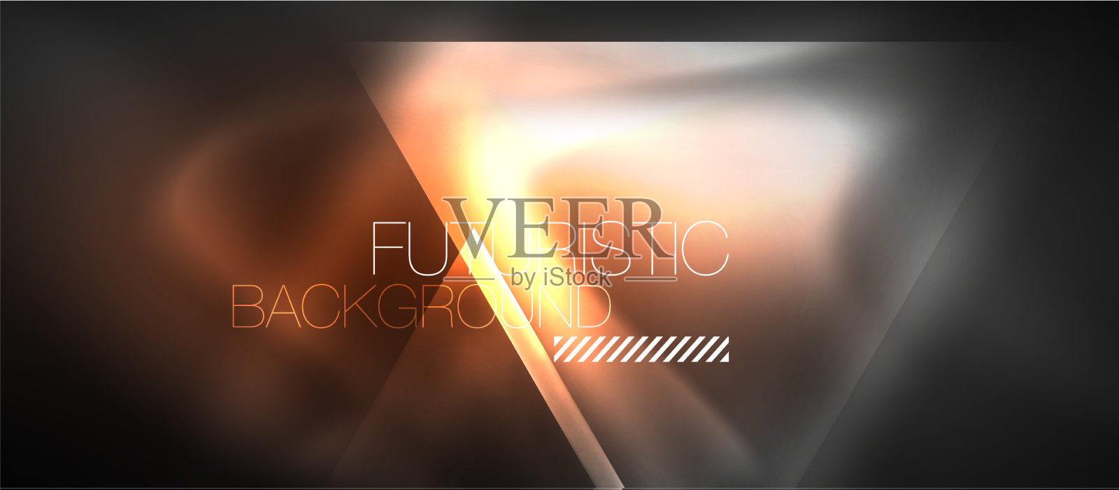 霓虹几何抽象背景三角形插画图片素材