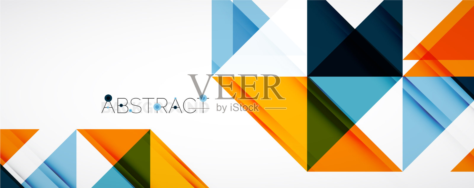 几何抽象背景技术色彩插画图片素材