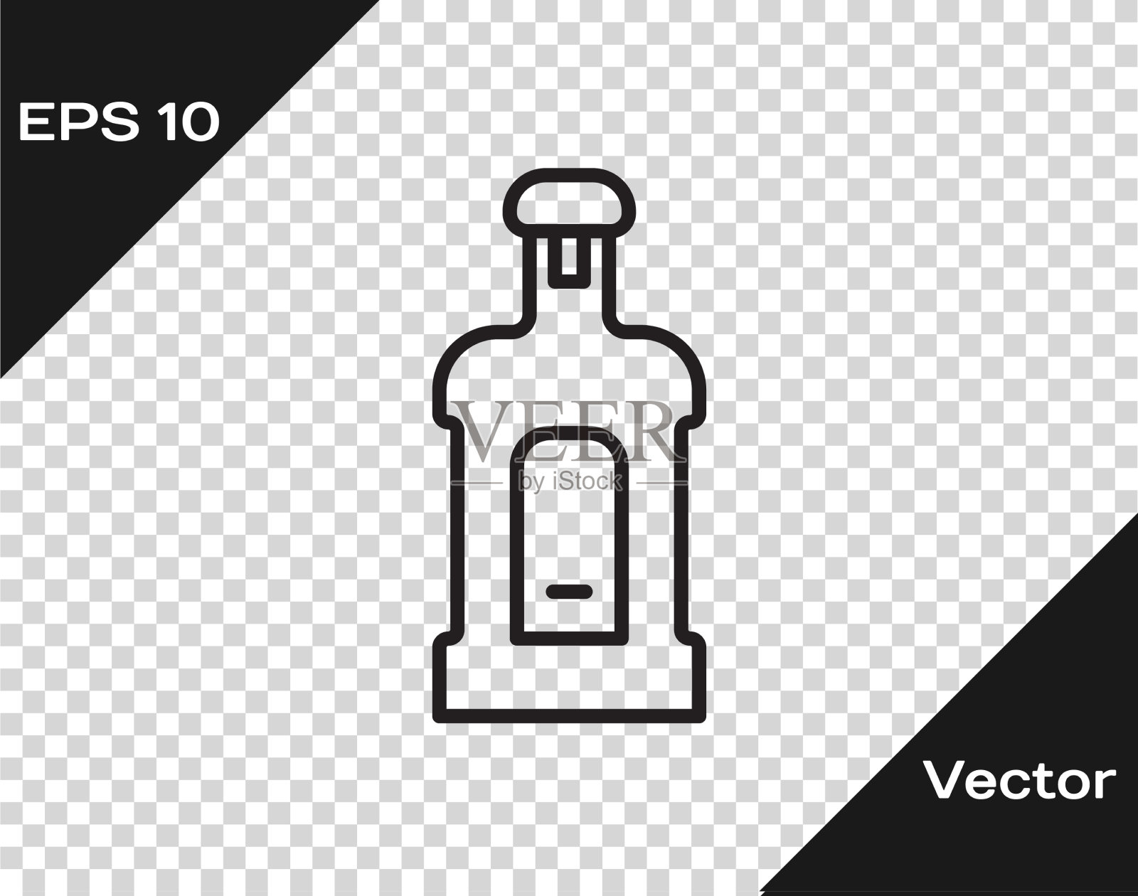 黑线或图标隔离透明插画图片素材