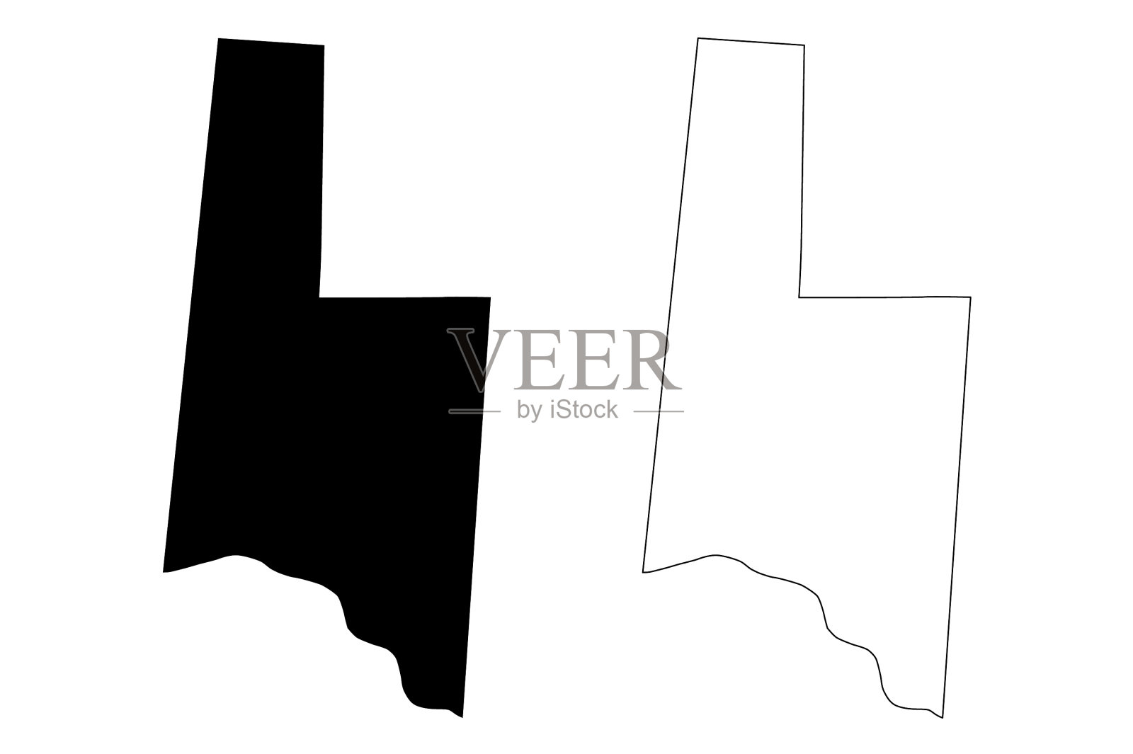 美国俄亥俄州布朗县插画图片素材