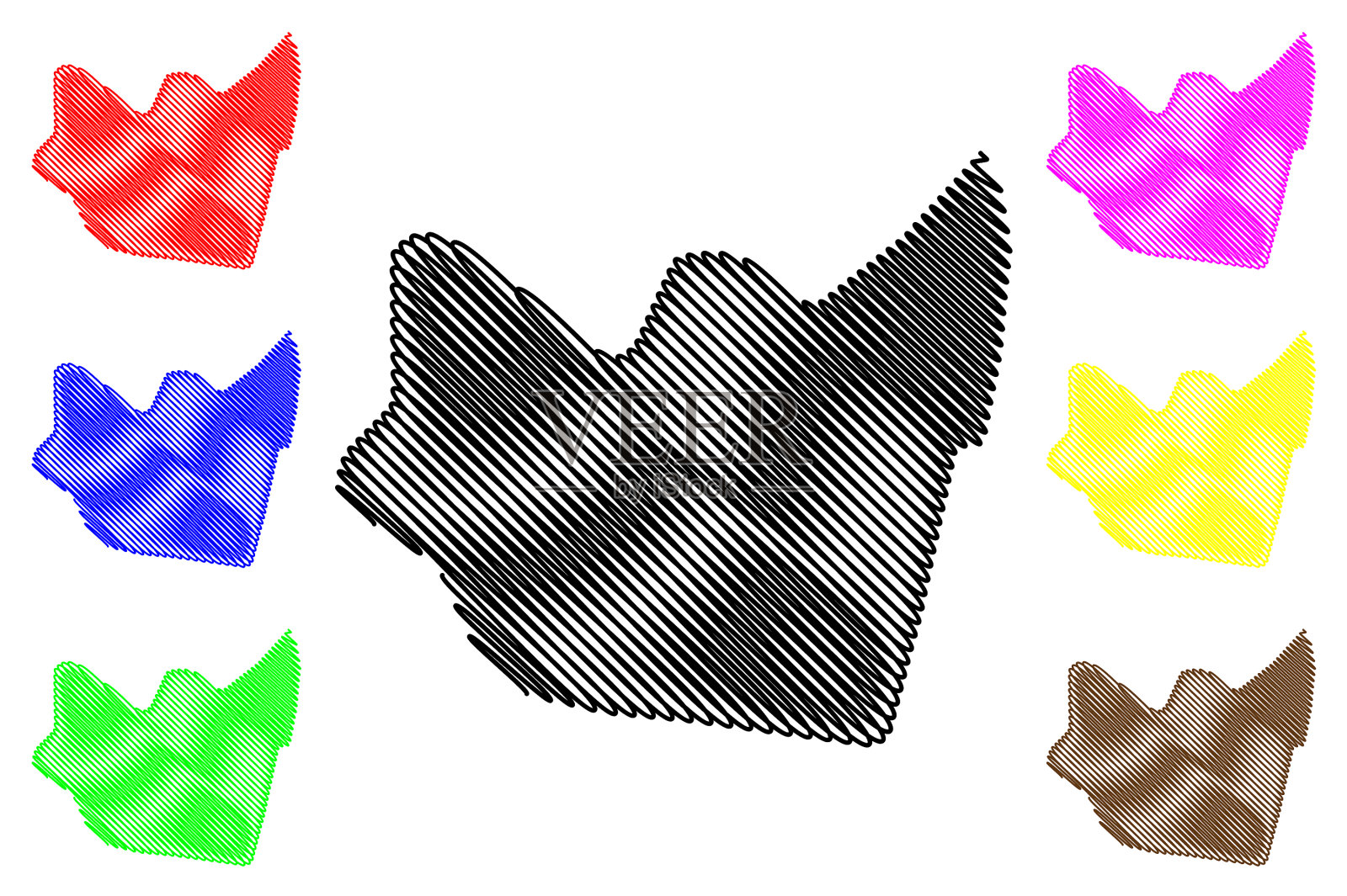 万博市安哥拉共和国万博省插画图片素材