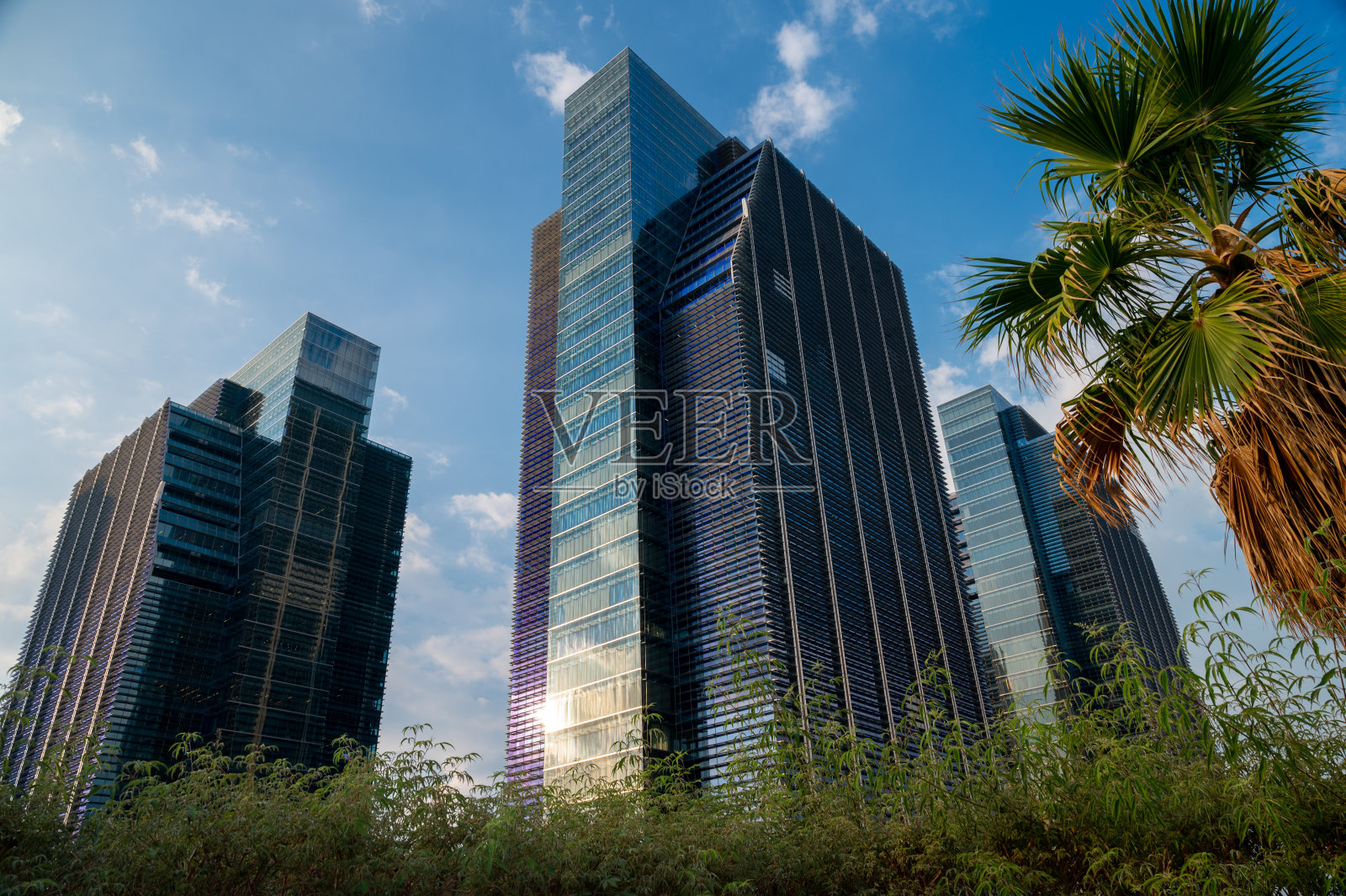 阿布扎比天际线照片摄影图片