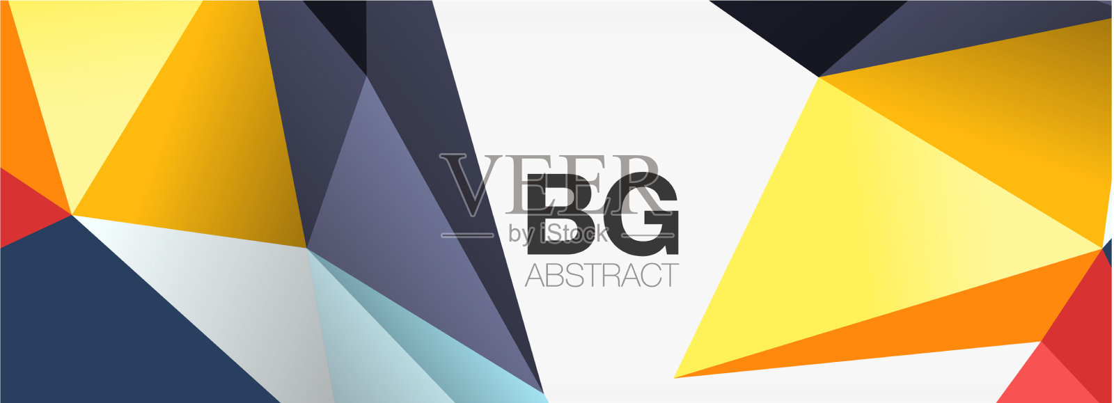 3d马赛克抽象背景低聚形状插画图片素材