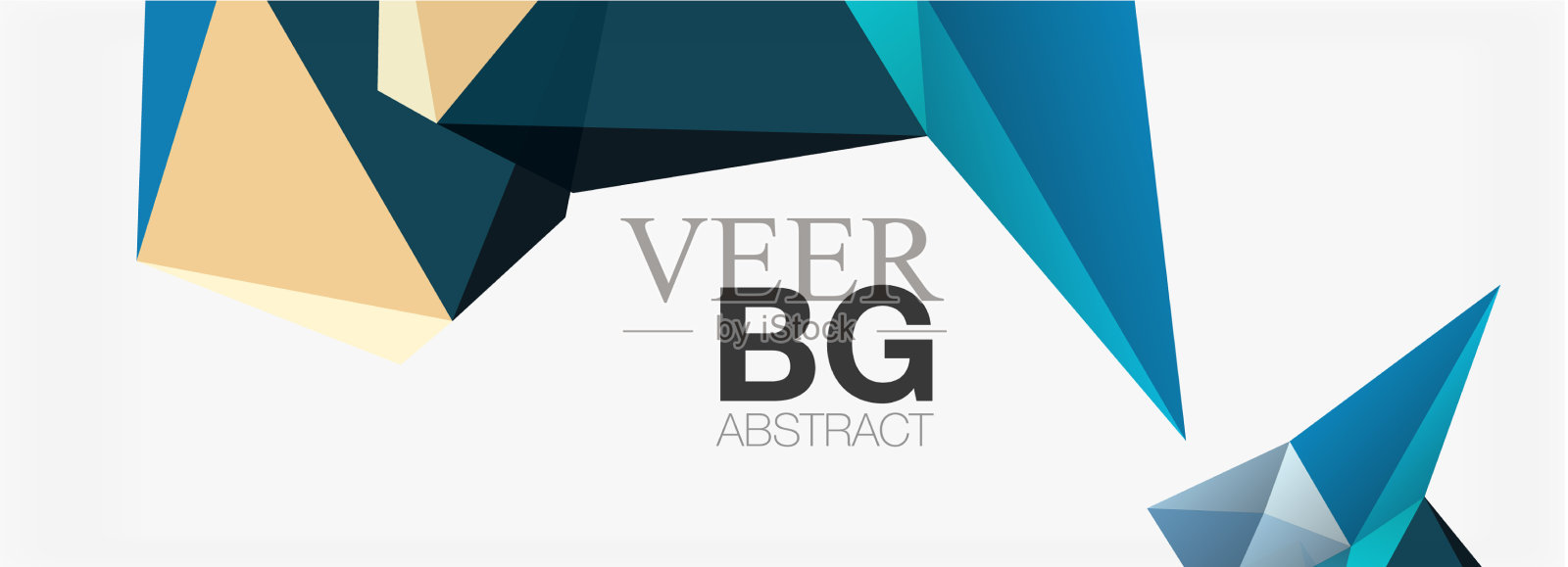 3d马赛克抽象背景低聚形状插画图片素材