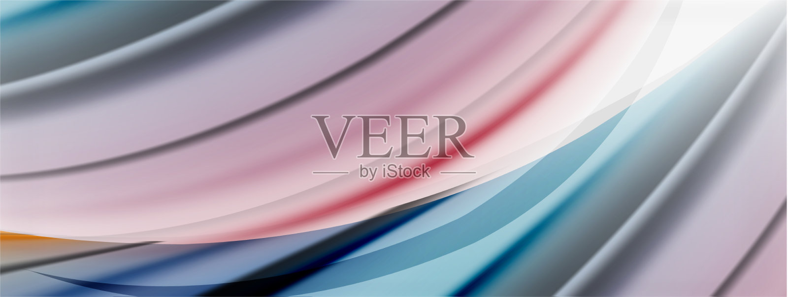 抽象的背景流畅模糊的线条插画图片素材