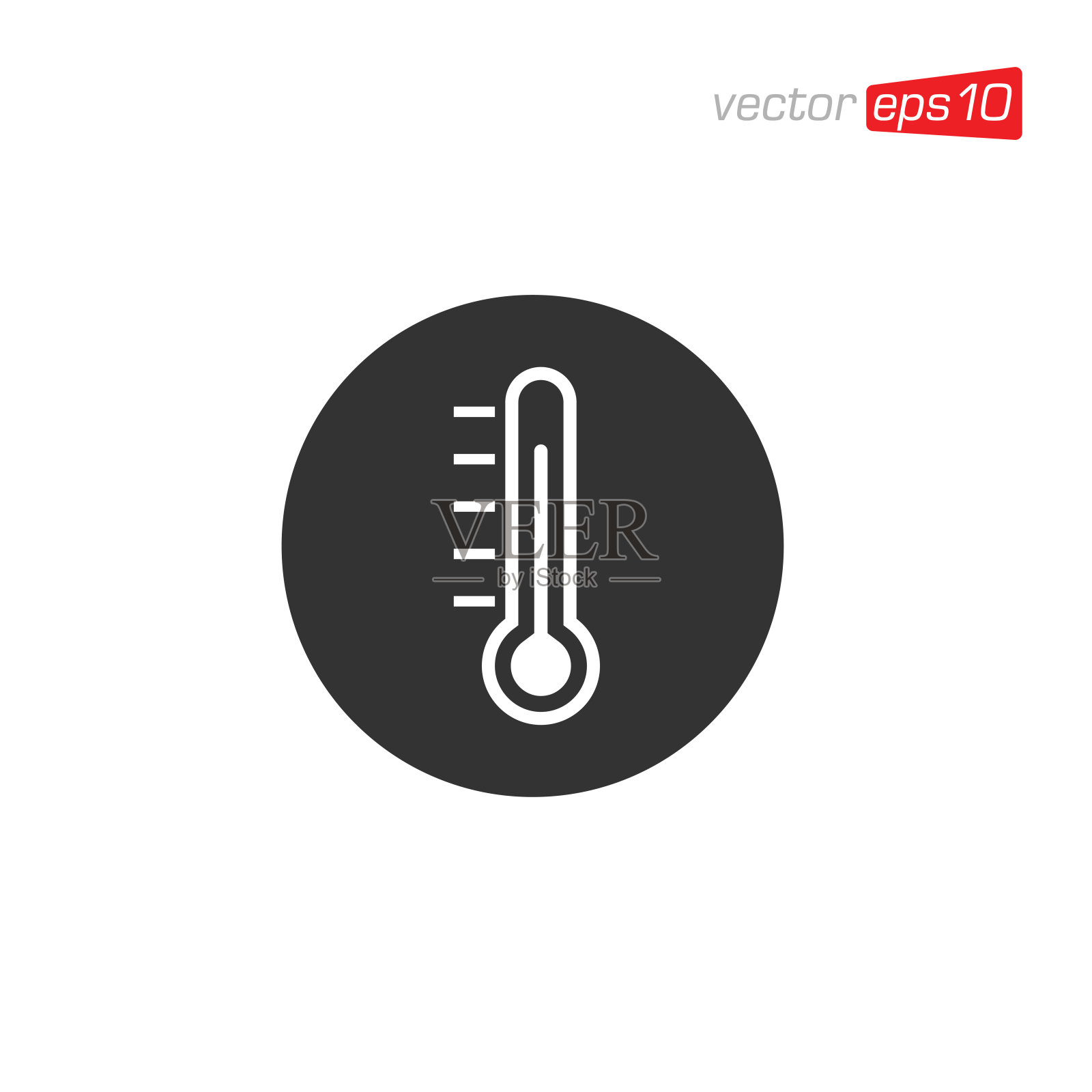 温度计图标设计矢量插图插画图片素材