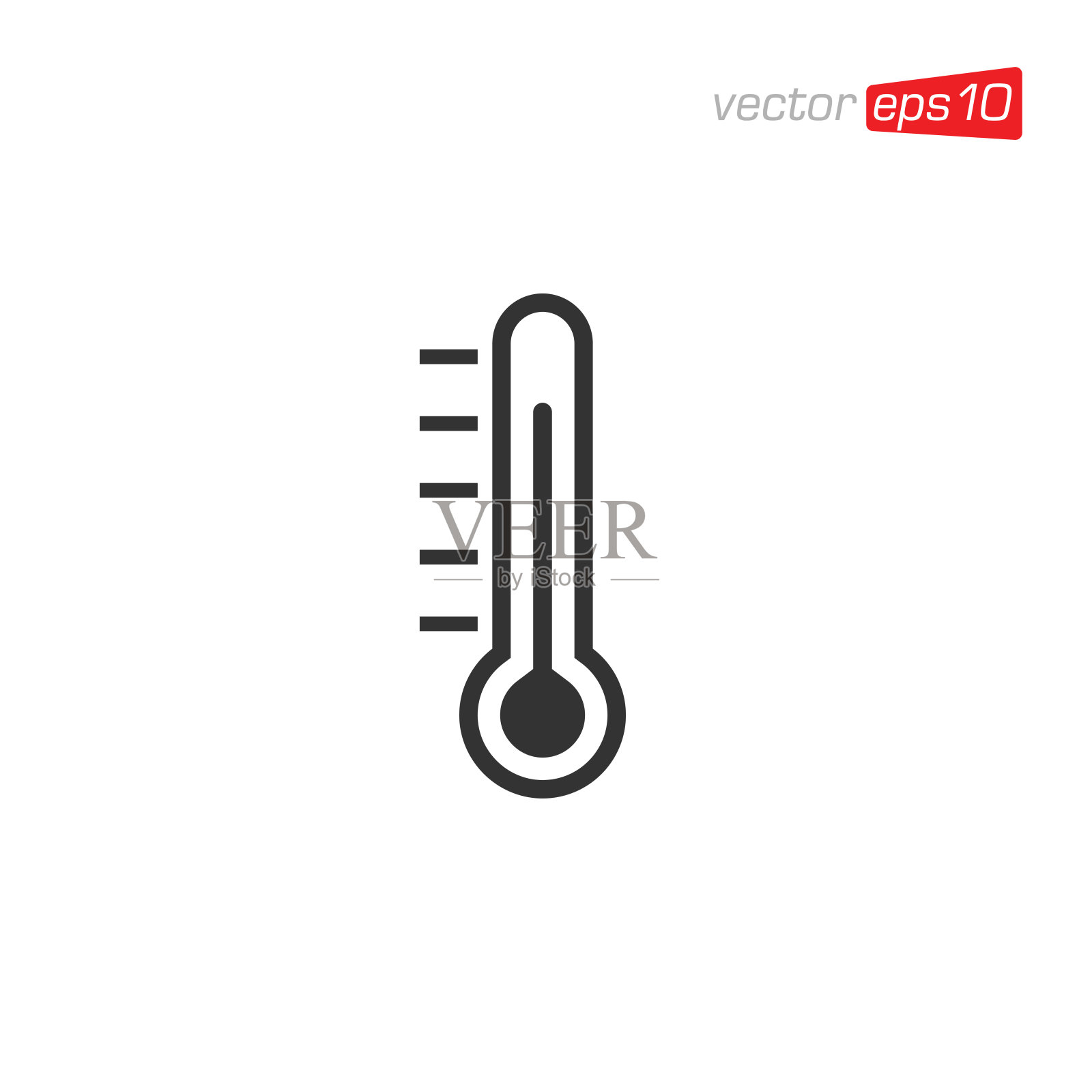 温度计图标设计矢量插图插画图片素材