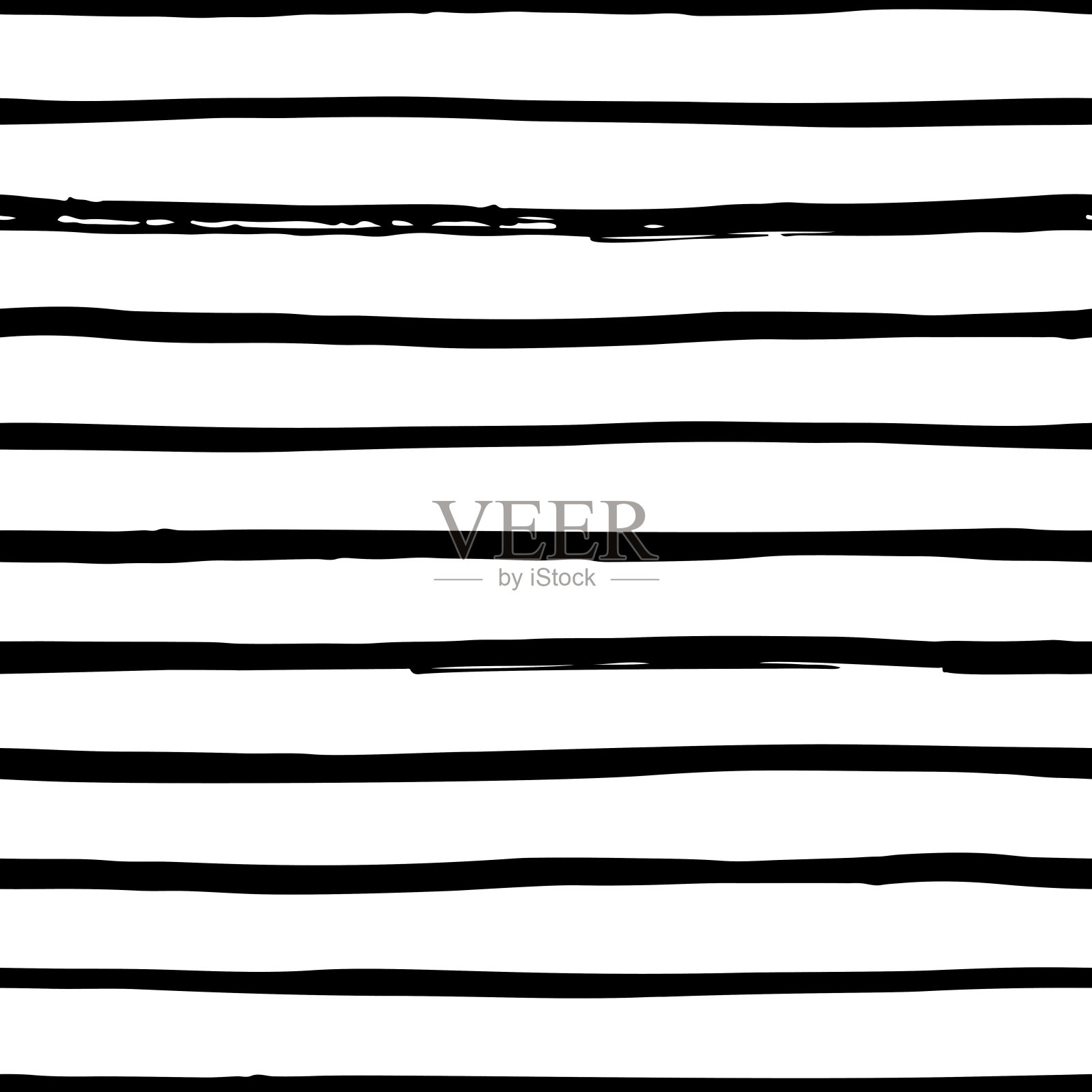 黑白条纹无缝图案插画图片素材