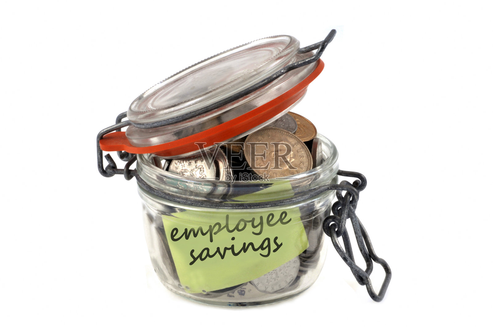 雇员储蓄jar照片摄影图片