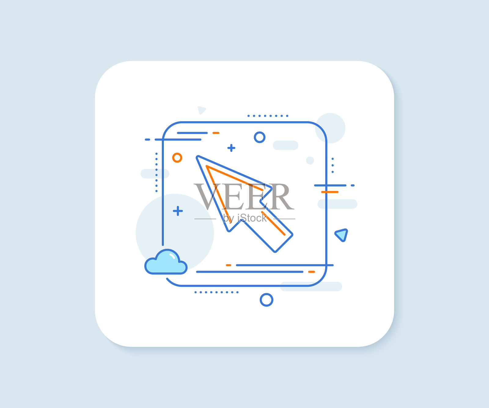鼠标光标行图标指针符号图标素材
