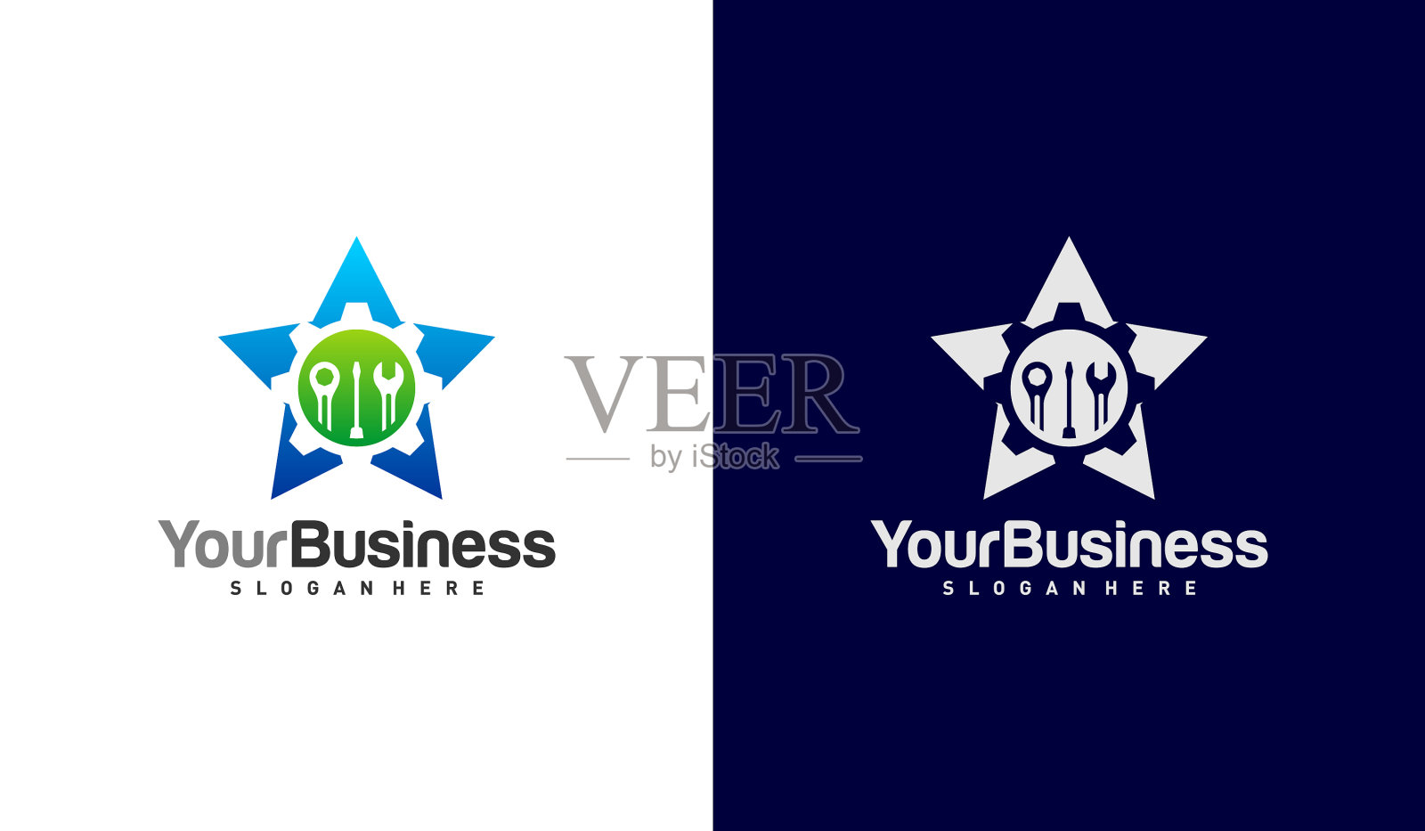 明星机制标志模板创意机制插画图片素材