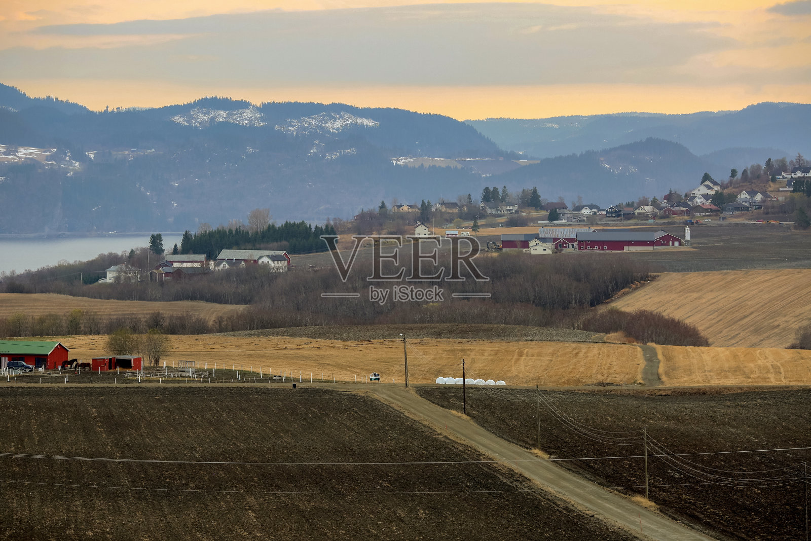 春天在挪威照片摄影图片